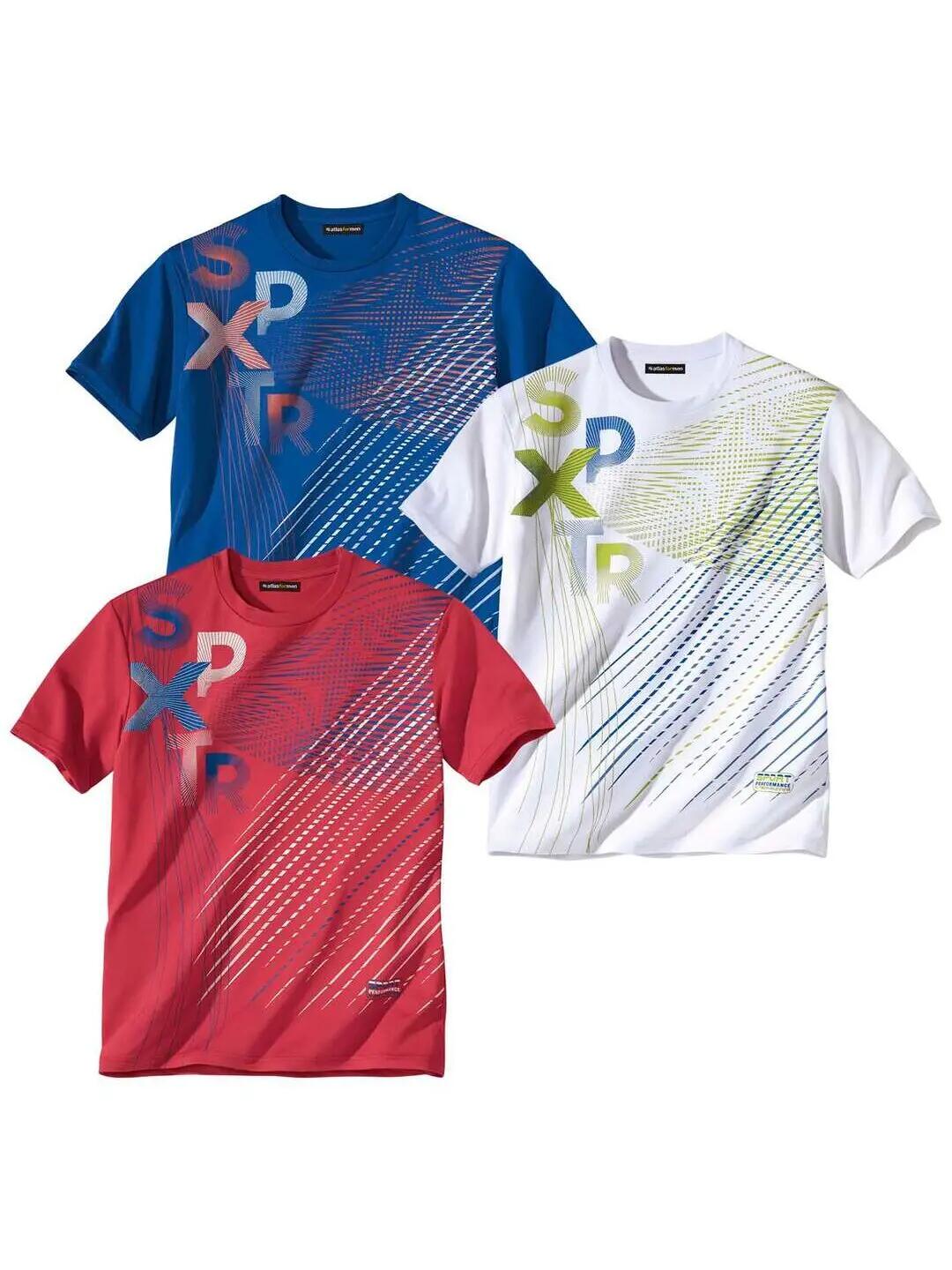 3er-Pack T-Shirts Sport Performer