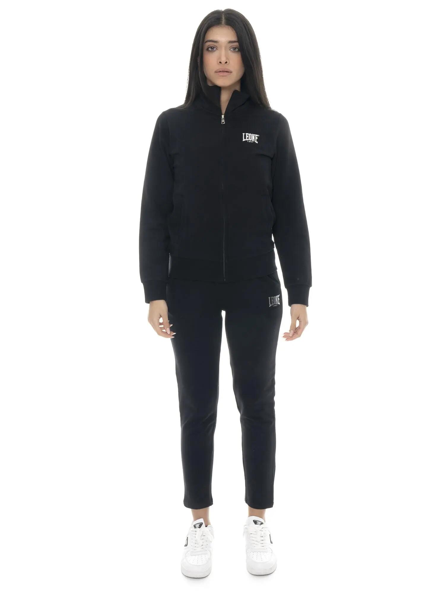 Trainingsanzug Damen Leone 1947 Apparel Baumwolle Reißverschluss