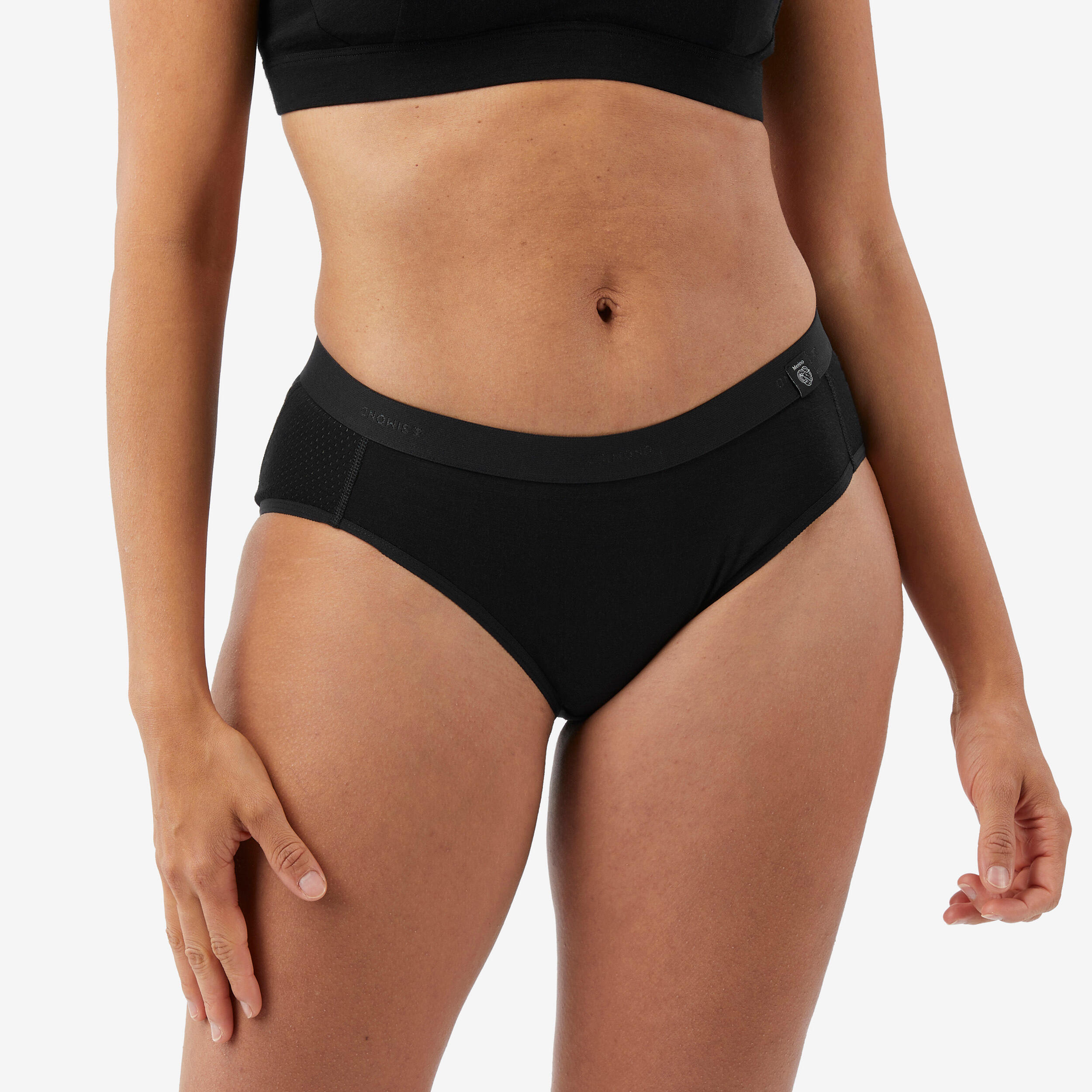 Merino Funktionsunterwäsche Damen – MT500 schwarz