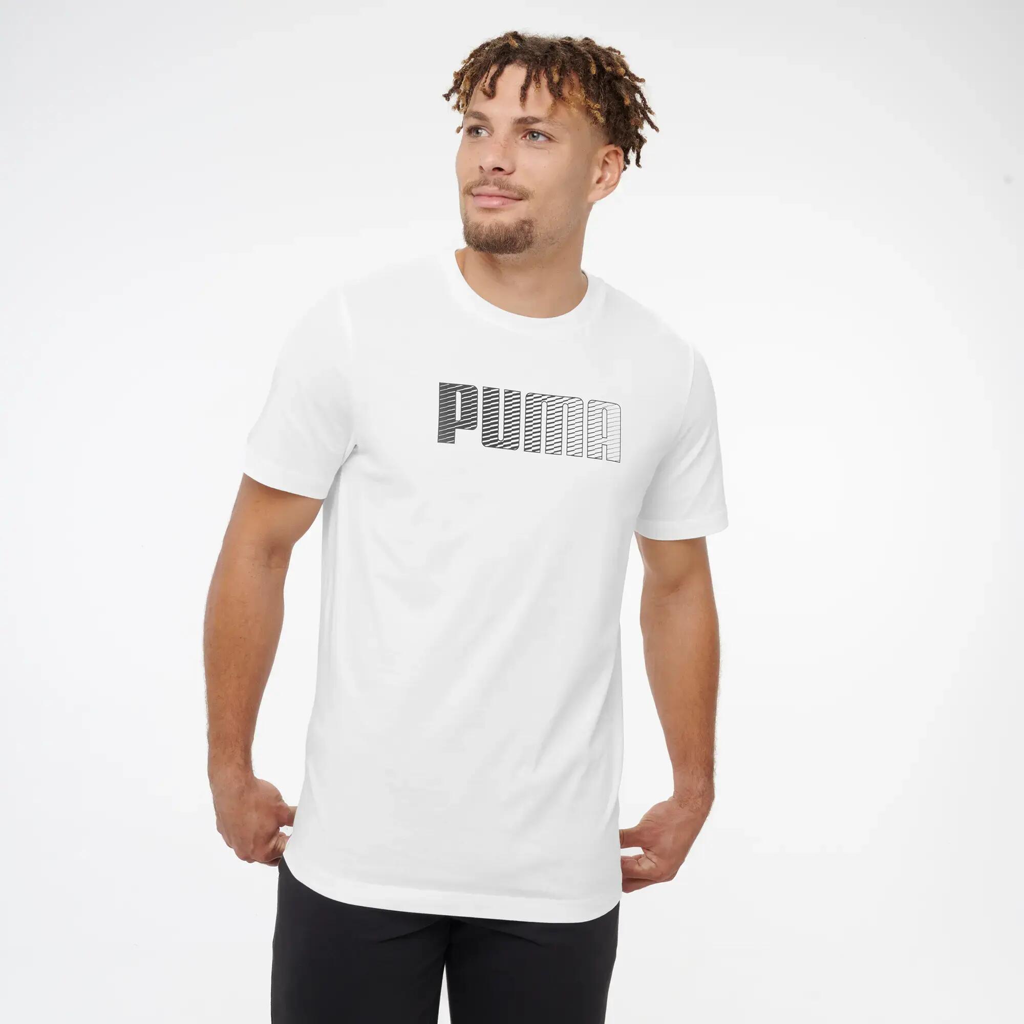 T-Shirt Herren Baumwolle – weiß