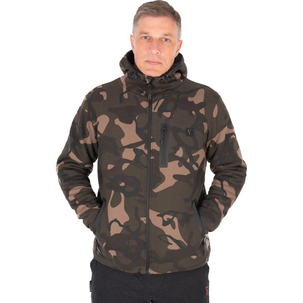 Fox Camo Full Zip Prem Sherpa 310 Hoodie M
