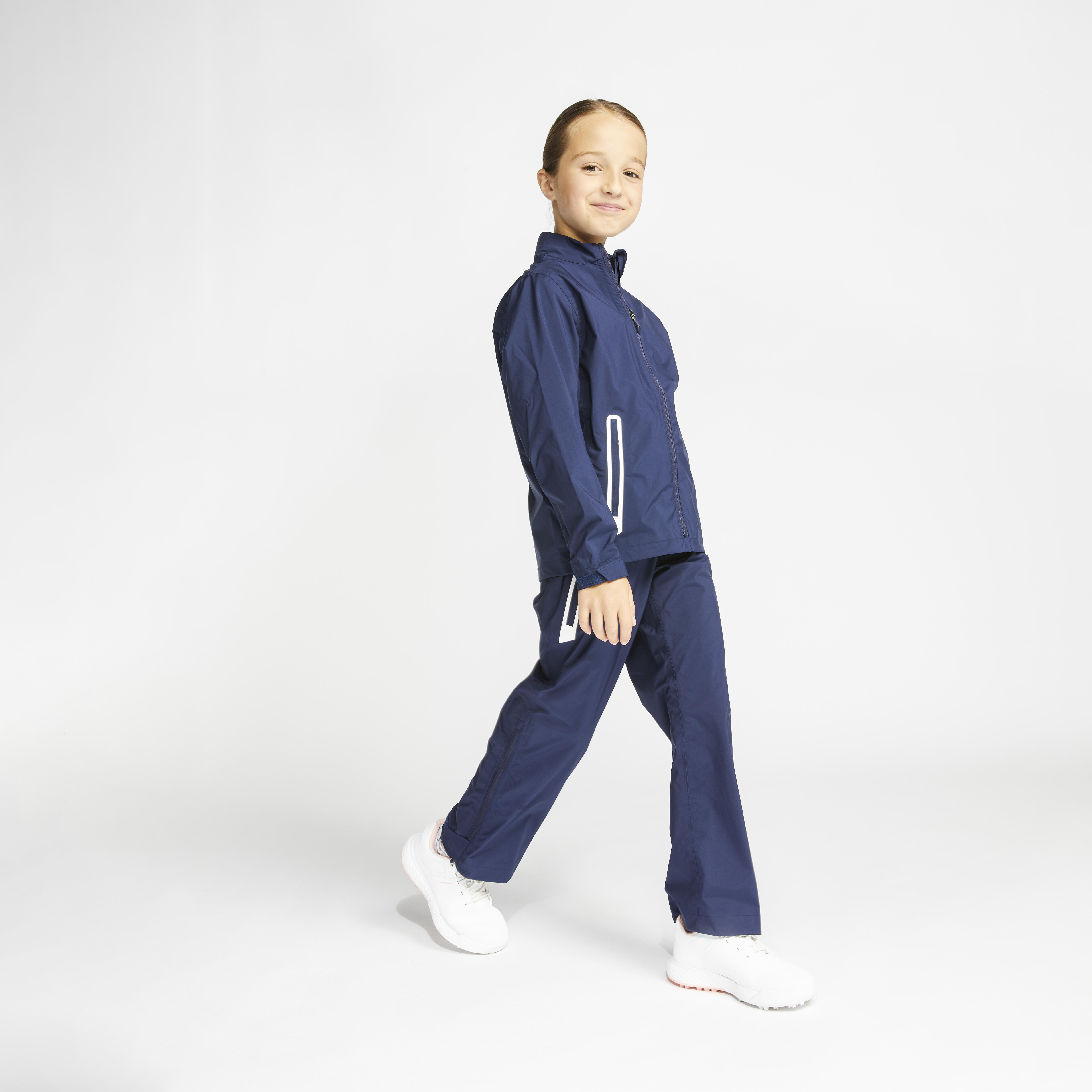 Kinder Regenjacke – RW500 marineblau