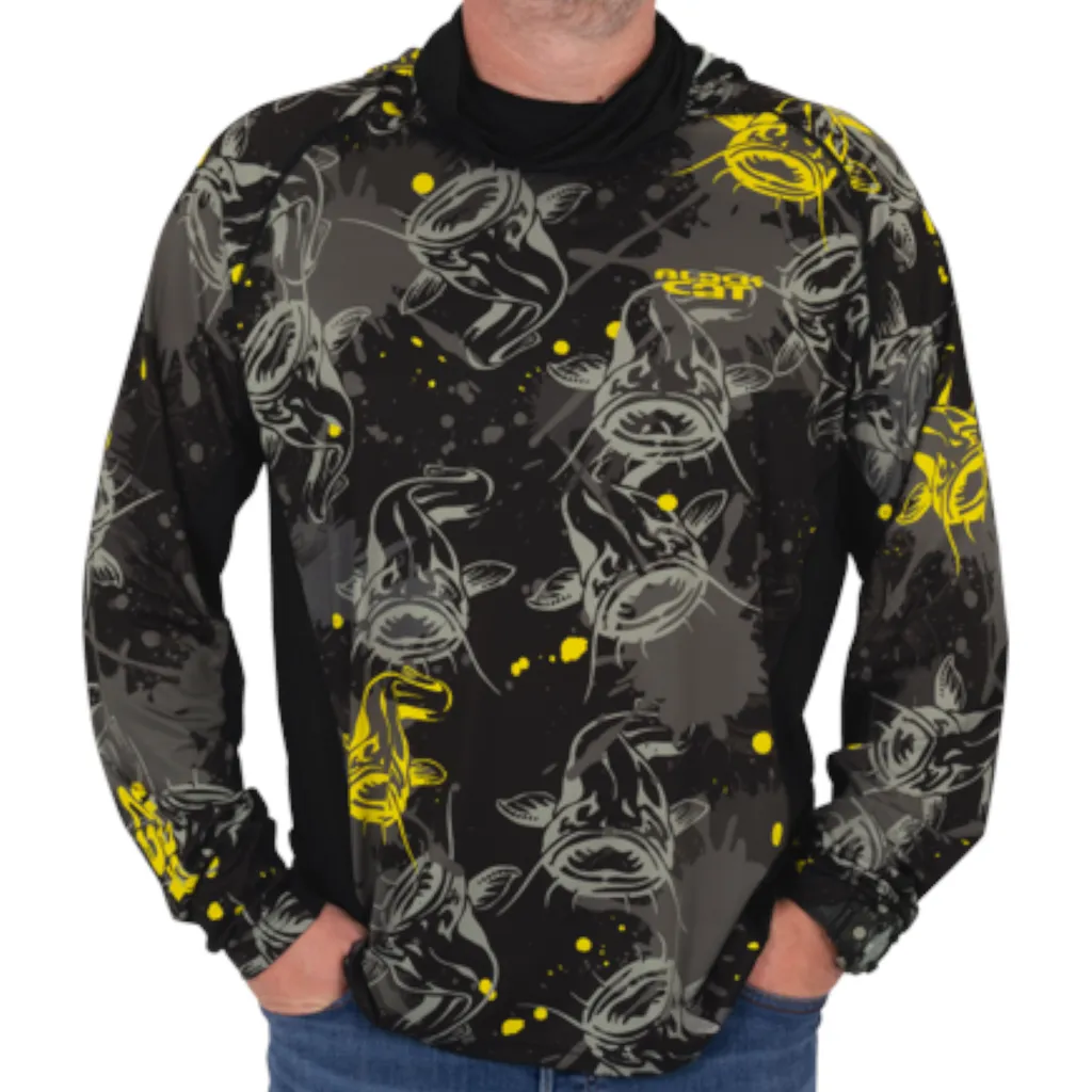 Black Cat Performance Sun Top T-Shirt L