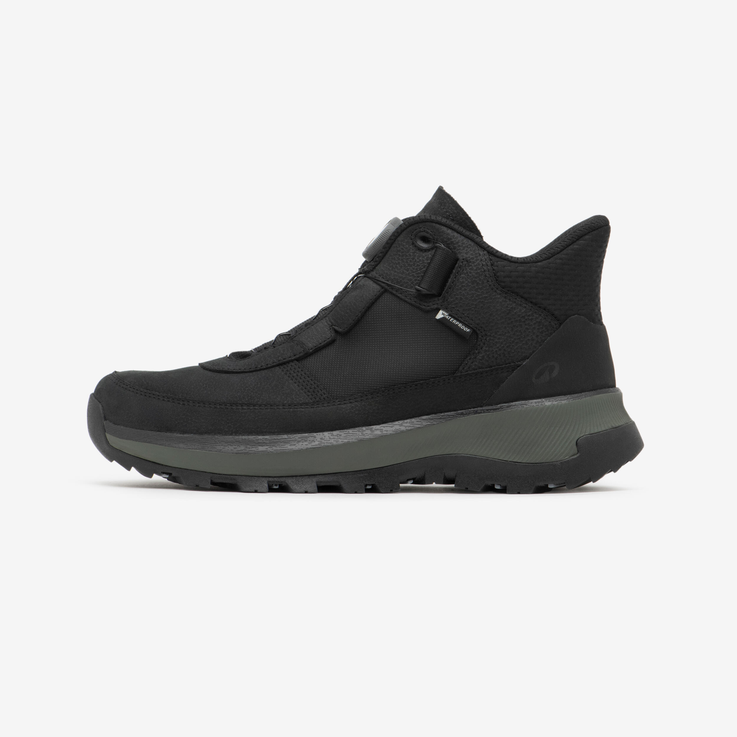 Wanderschuhe Herren wasserdicht Wandern – 2 Seconds NH900 schwarz