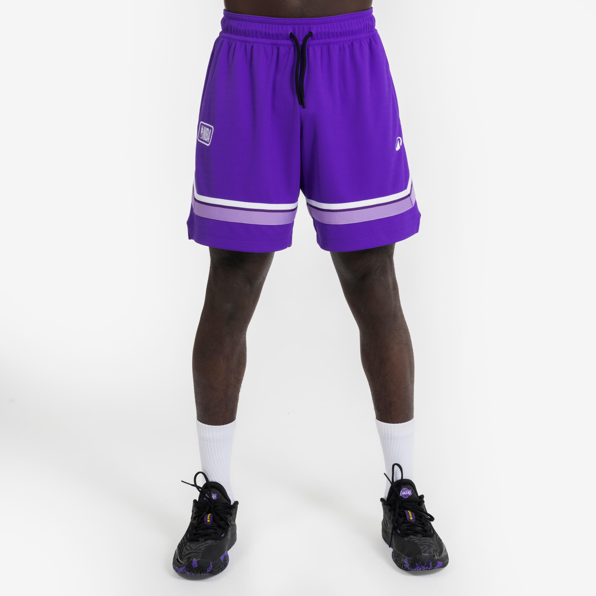 Damen/Herren Basketball Shorts NBA – SH900 violett