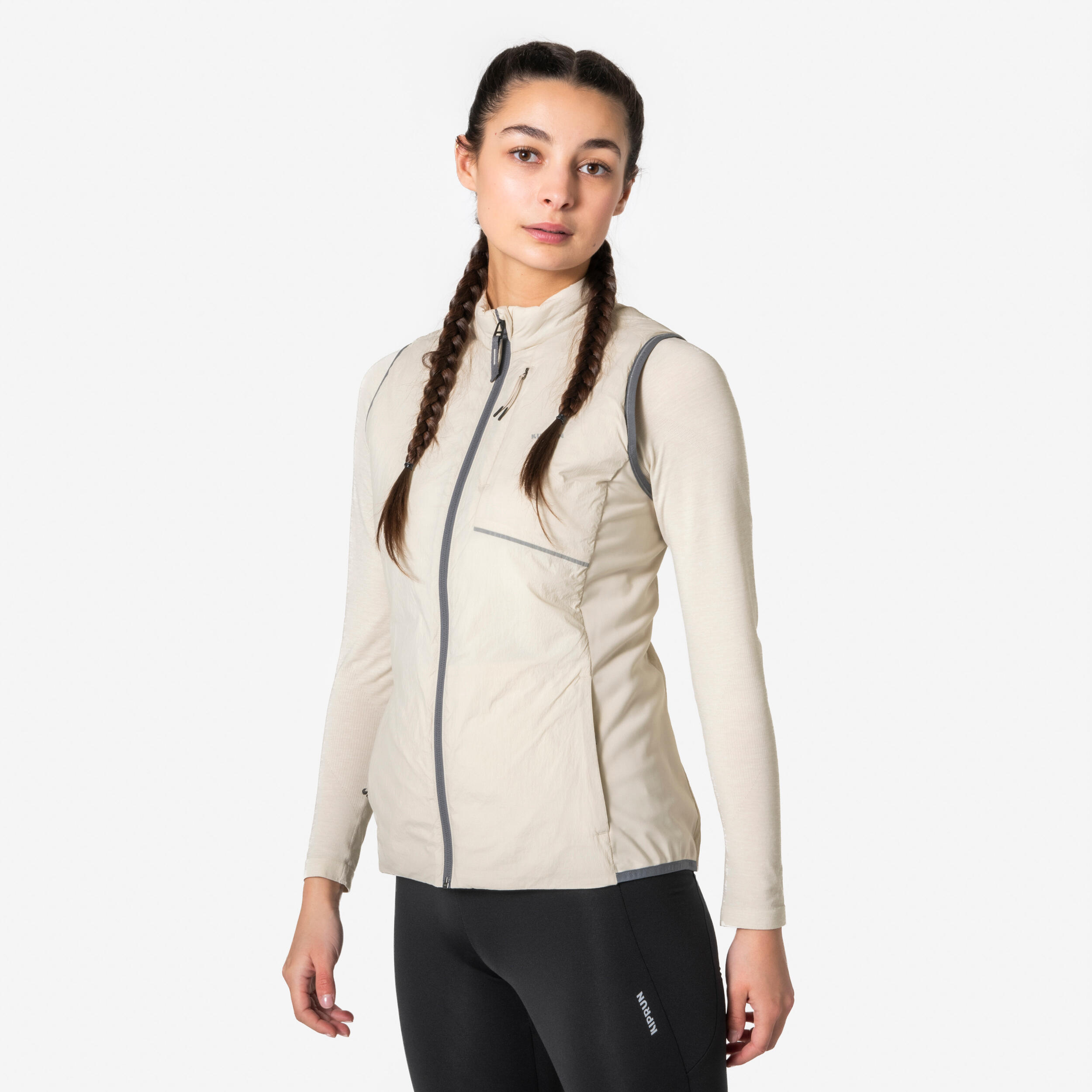 Laufweste Damen – Flow Run Warm beige