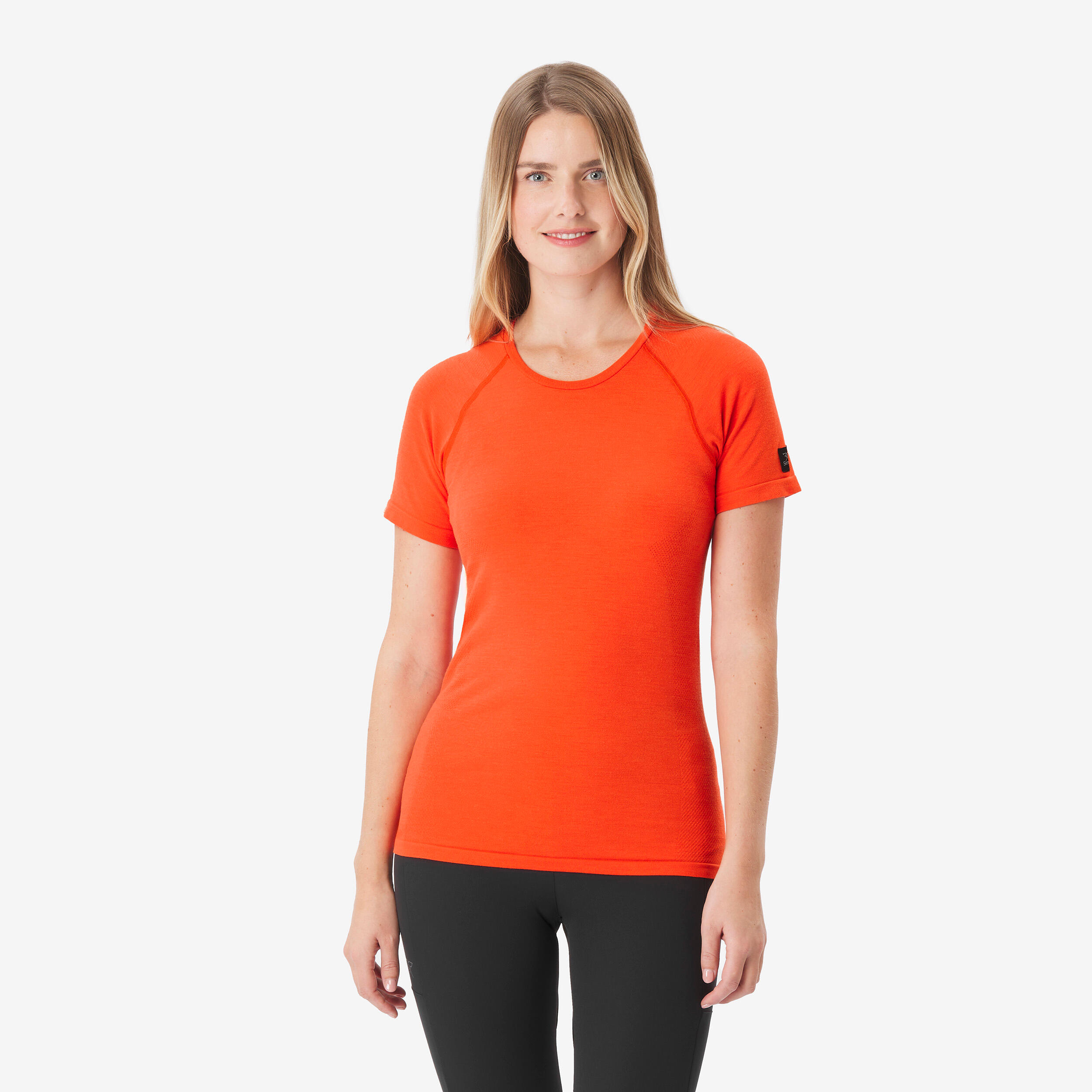 Merino Funktionsshirt Damen kurzarm – Seamless
