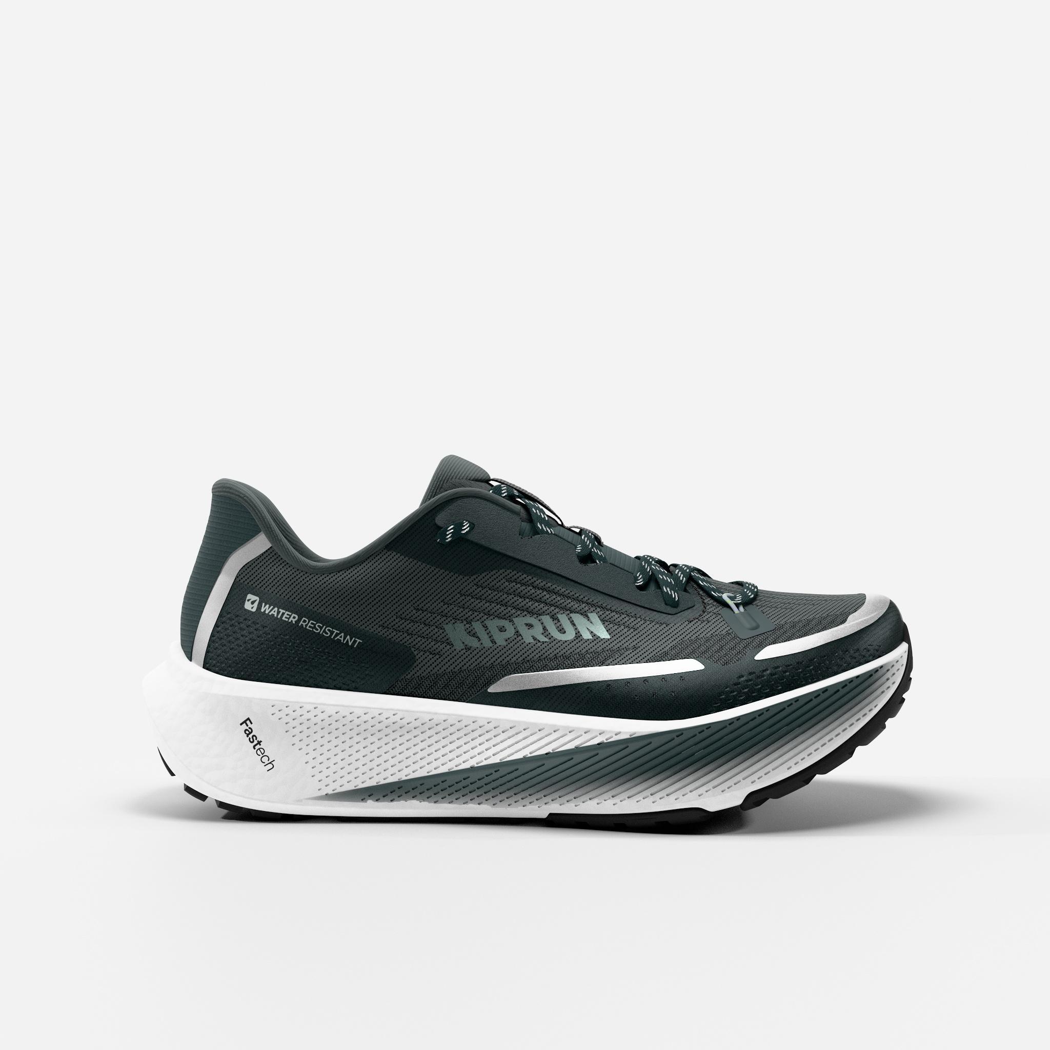 Laufschuhe Herren wasserabweisend – Kipride WR dunkelgrün