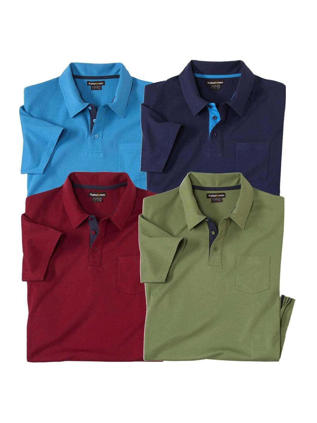 4er-Pack Poloshirts