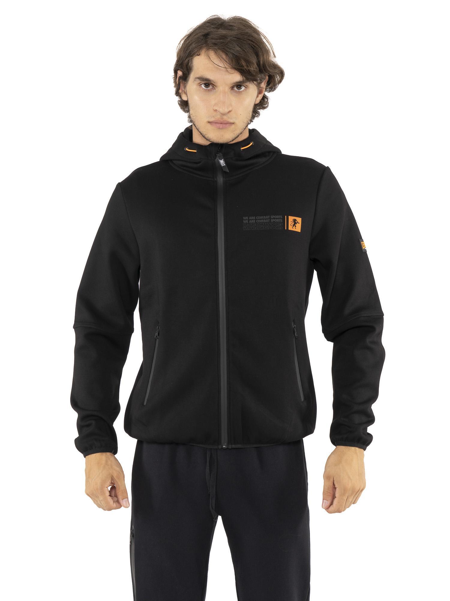 Leone 1947 Tech Herren Neopren Winter Sweatshirt mit Kapuze und Reißverschluss
