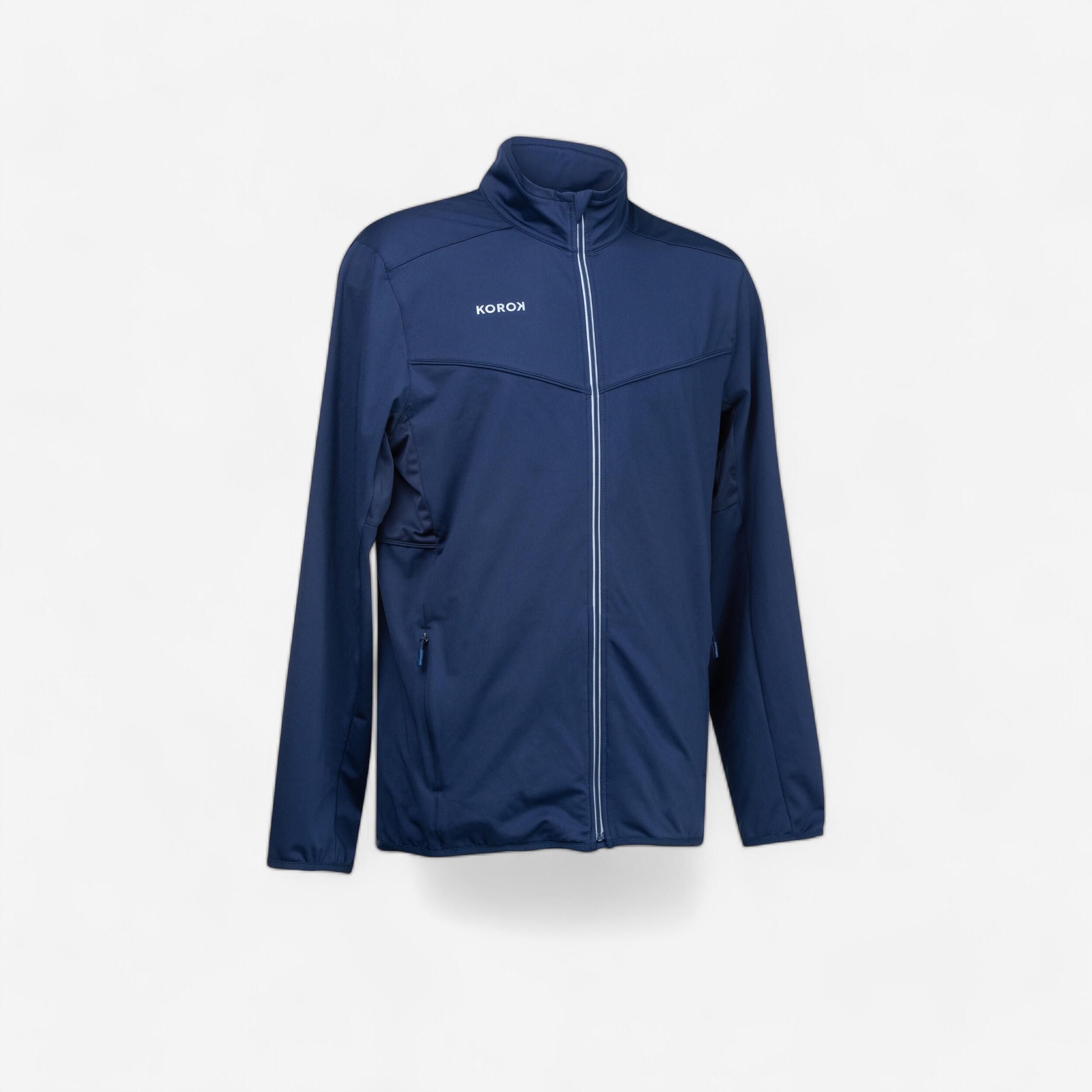 Trainingsjacke Feldhockey FH900 Herren marineblau
