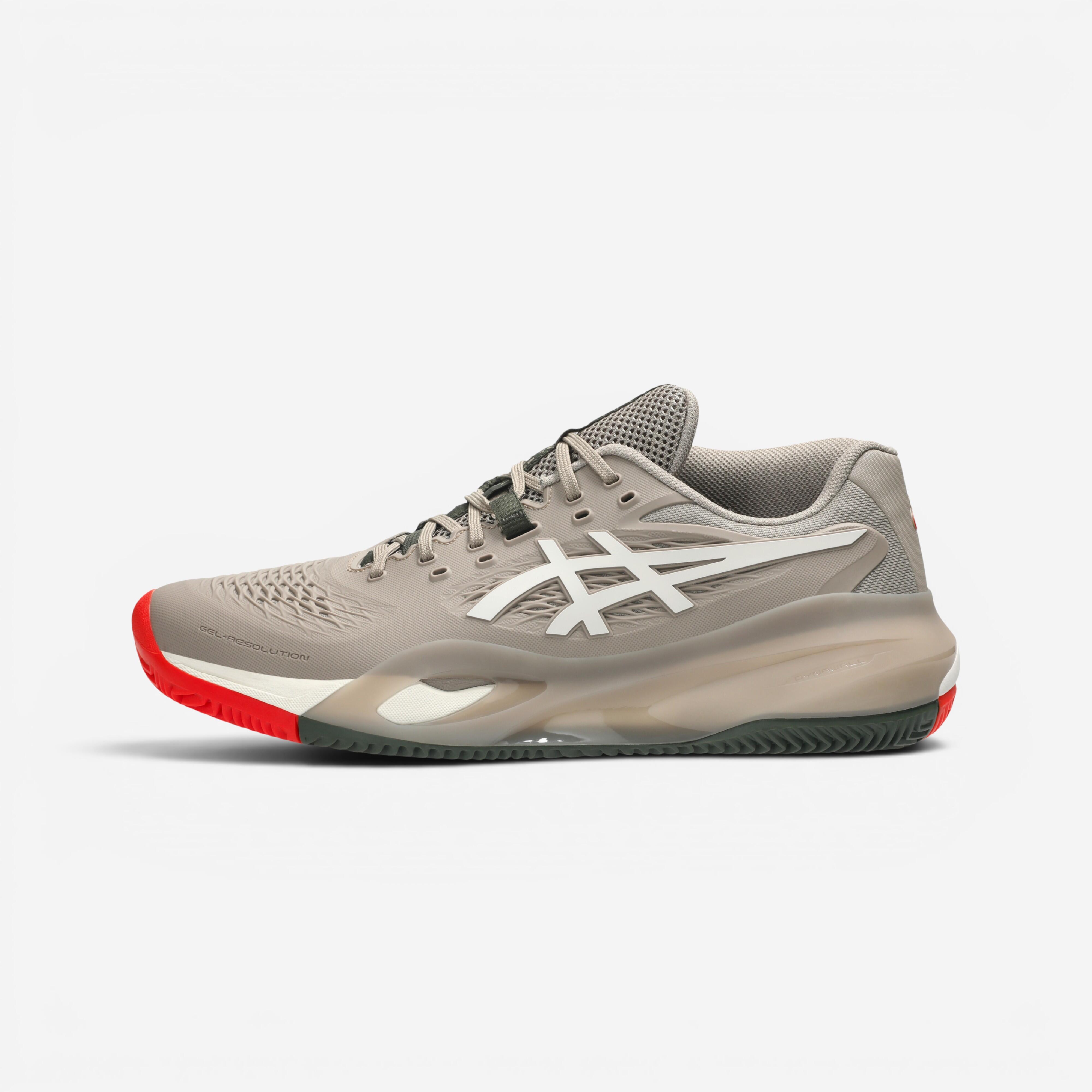Herren Tennisschuhe Sandplatz – Gel Resolution X beige