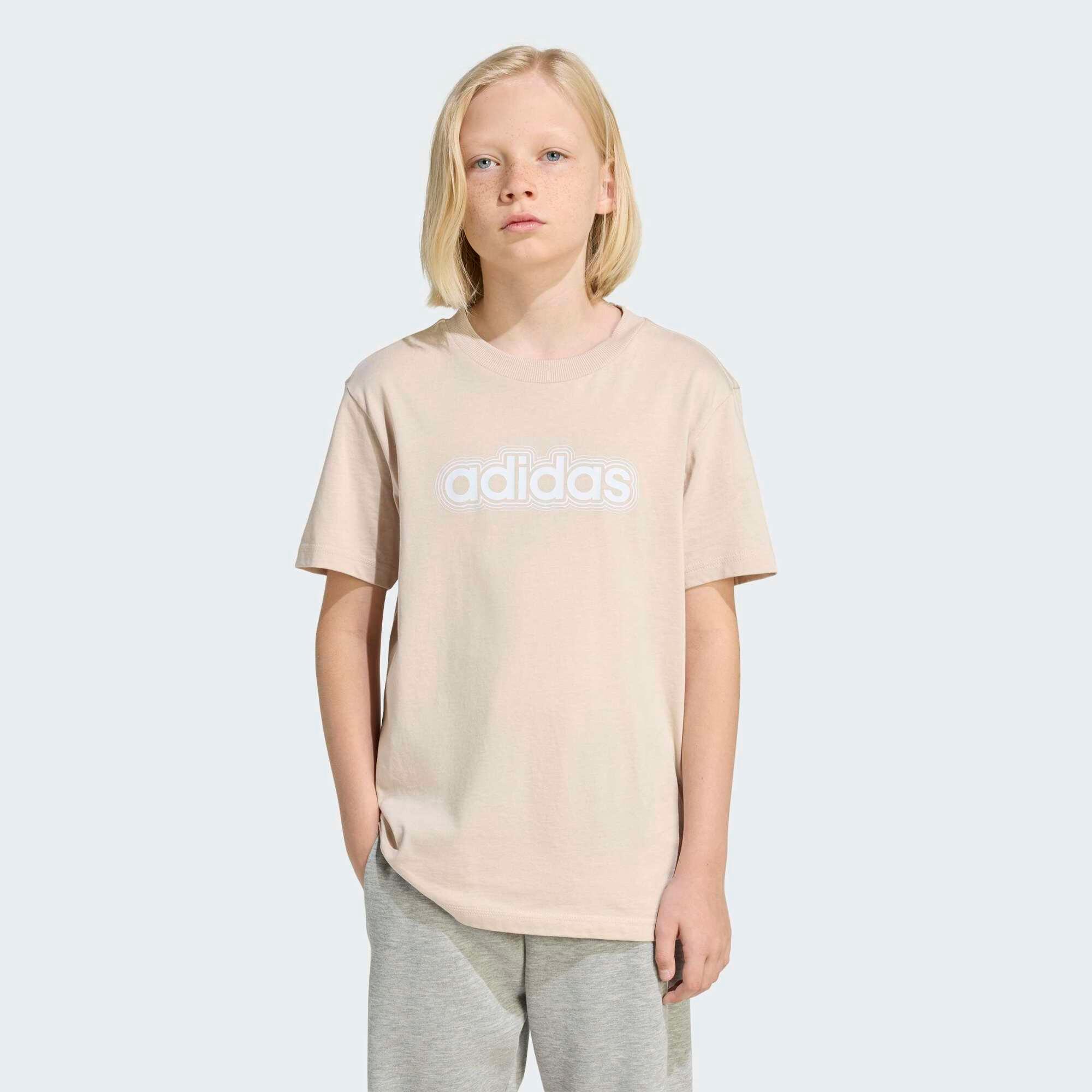 T-Shirt Kinder Baumwolle – beige