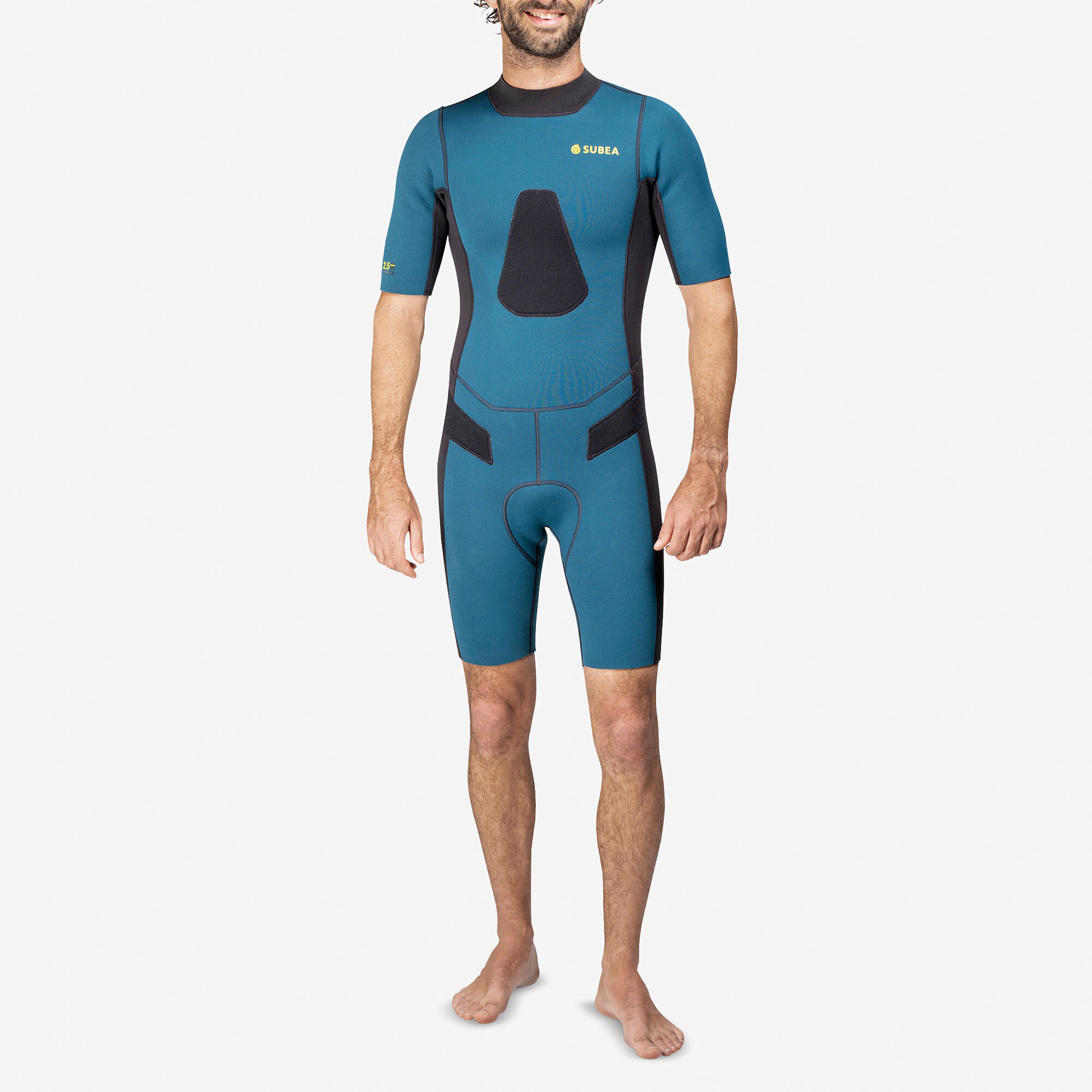 Neoprenshorty Tauchen Herren 2,5 mm – SPF500 blau