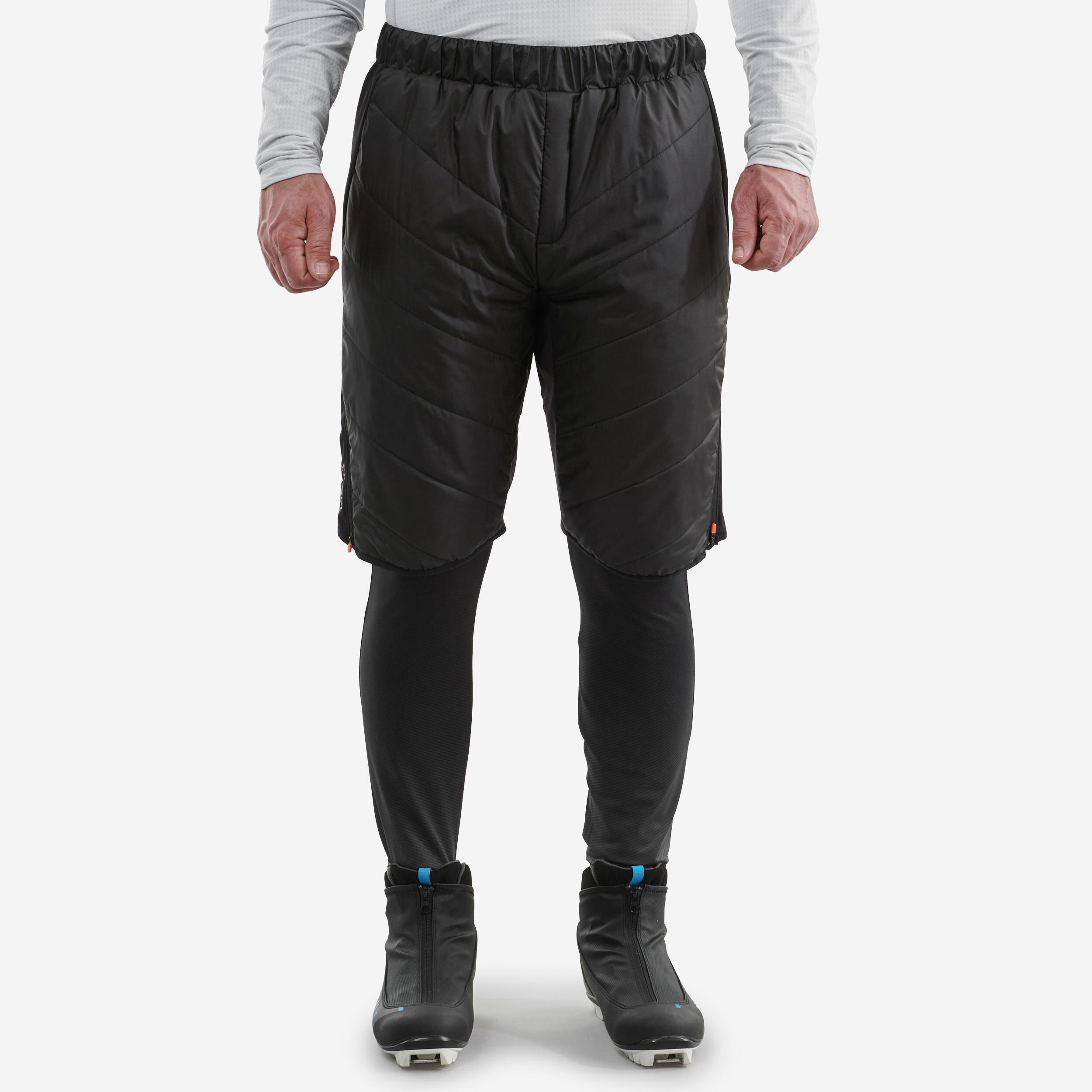 Langlaufshorts Herren warm – XC S 500 schwarz