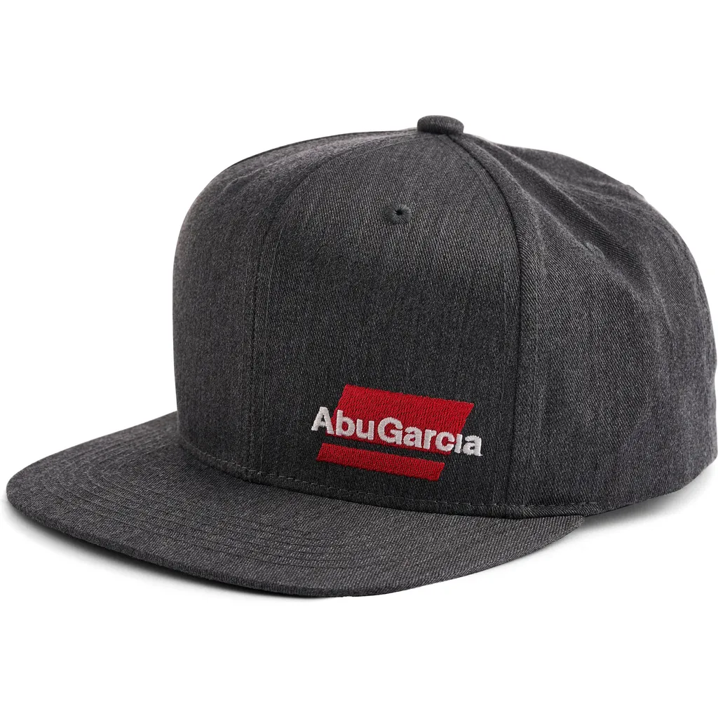 Abu Garcia Flat Brim Cap One Size Fits Most Heather Grey