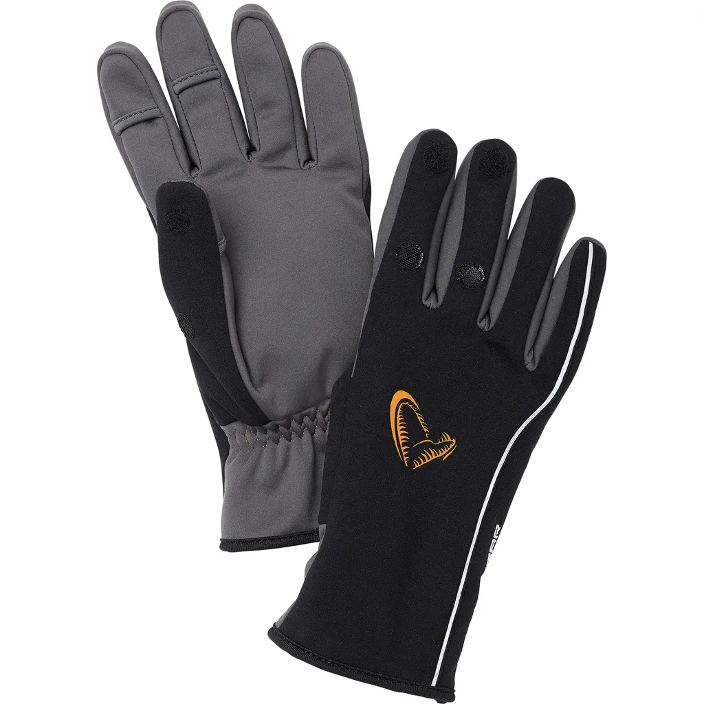 Savage Gear Softshell Winter Gloves XL Black