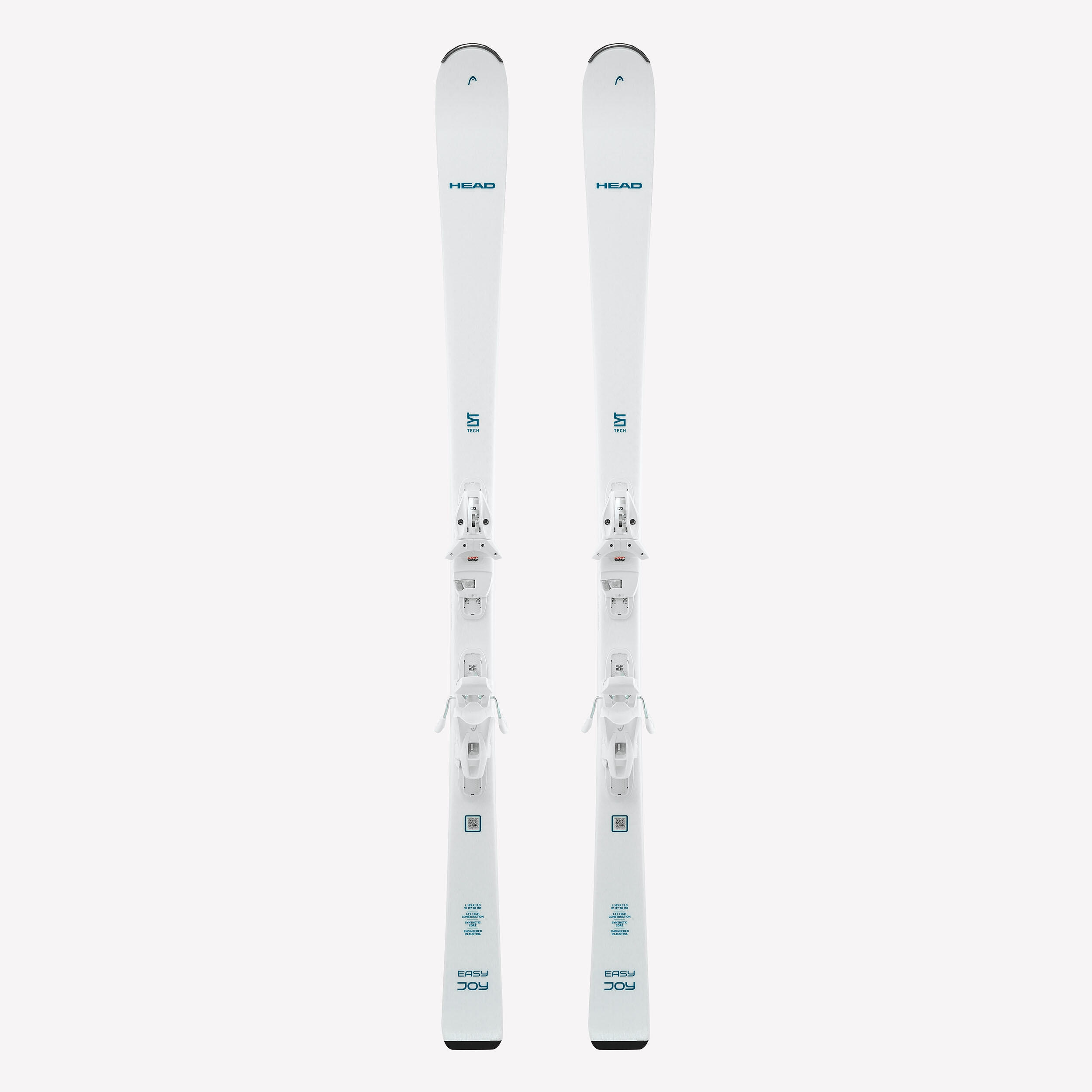 Ski Damen mit Bindung Piste – Easy Joy Head weiß/grün