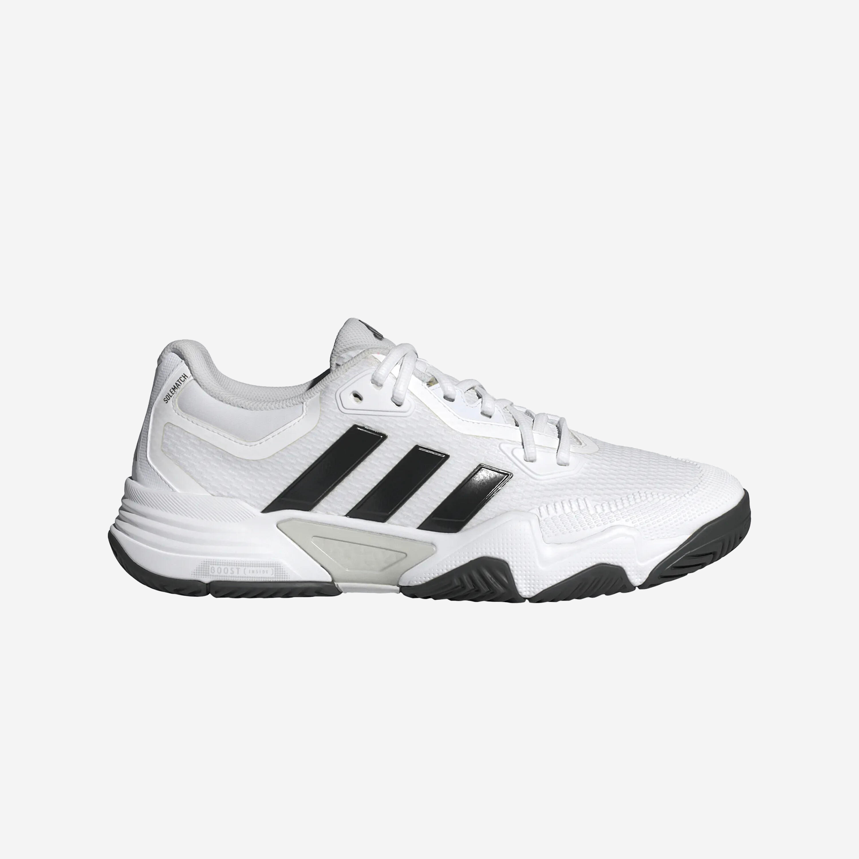Herren Tennisschuhe Multicourt – Solematch Control weiß/schwarz