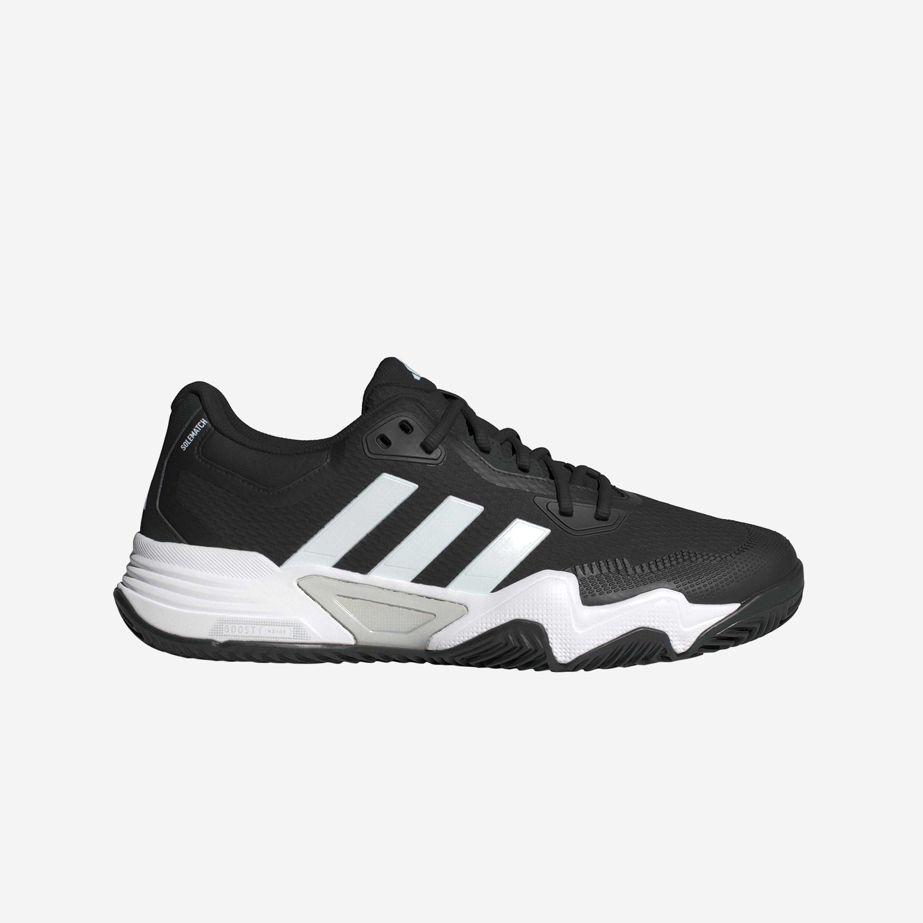 Herren Tennisschuhe Sandplatz – Solematch Control 2 weiß/schwarz
