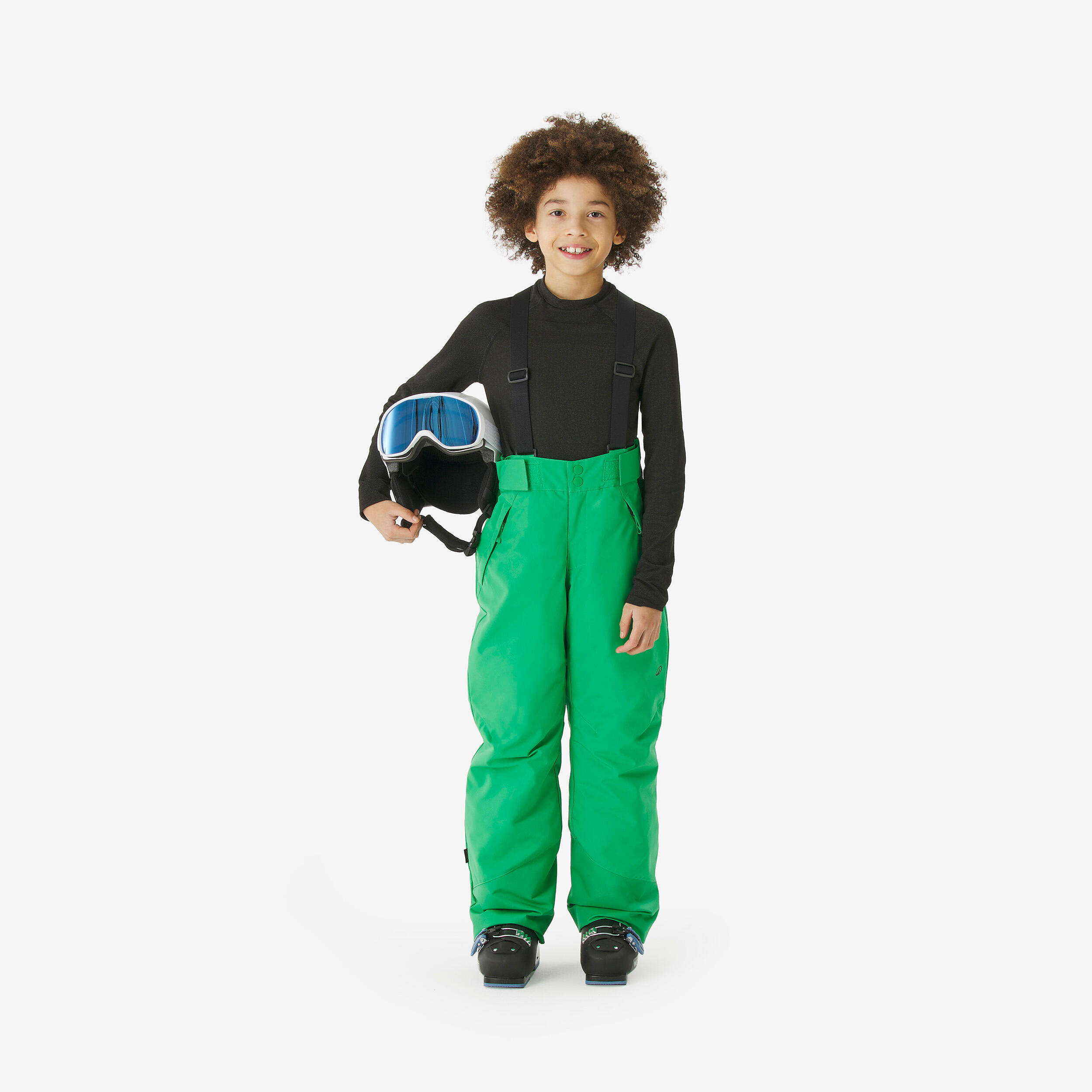 Skihose Kinder 6 – 14 Jahre warm wasserdicht – PNF 500 grün
