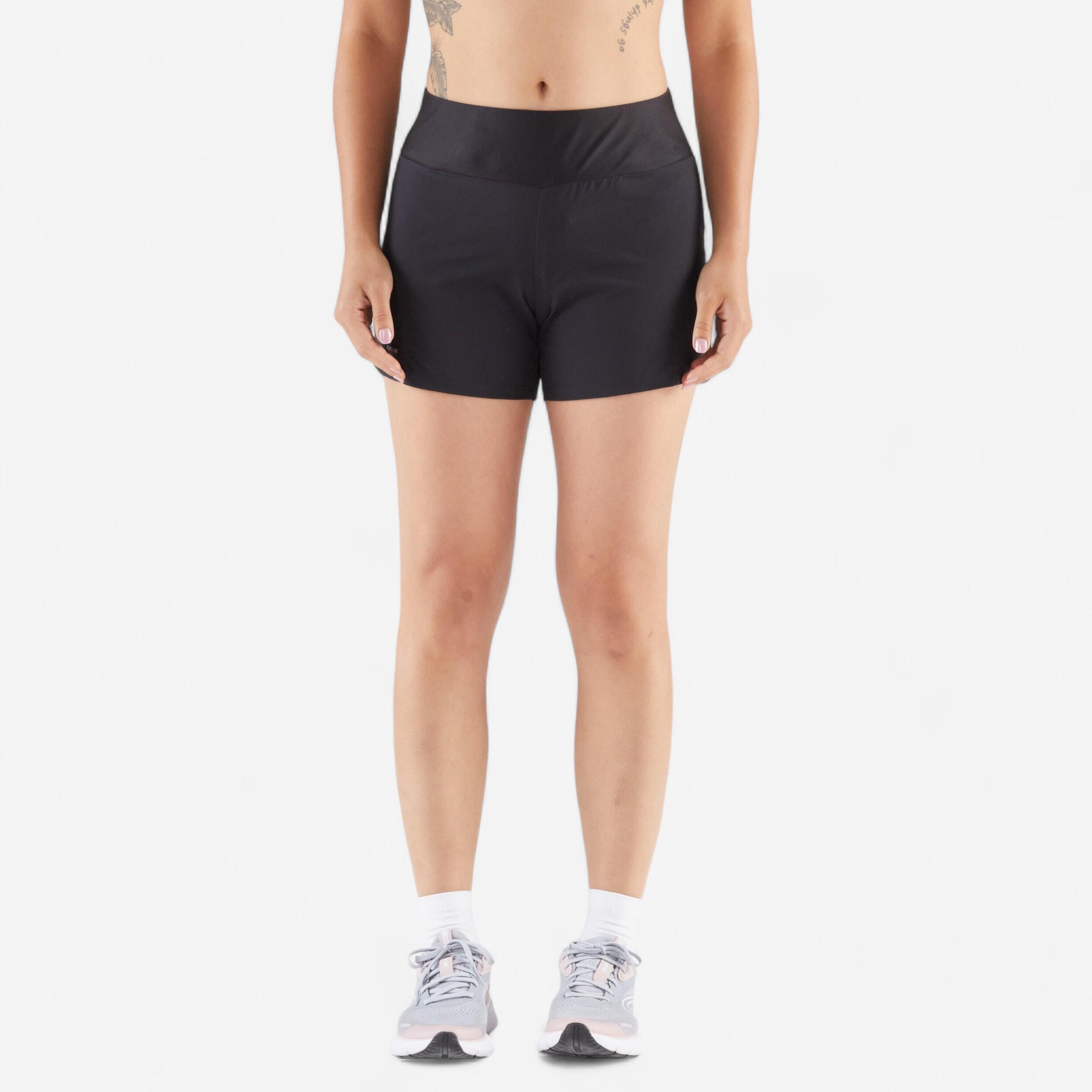 Laufshorts Damen – Run 100 schwarz