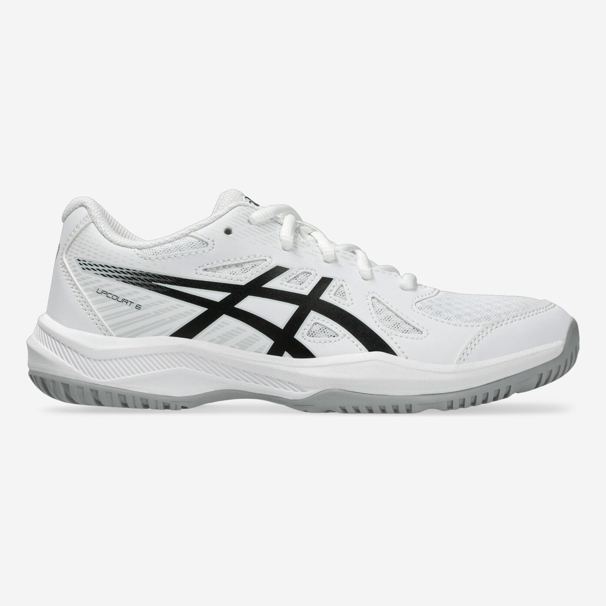 Kinder Handball Hallenschuhe – Asics Upcourt 6 weiß/schwarz