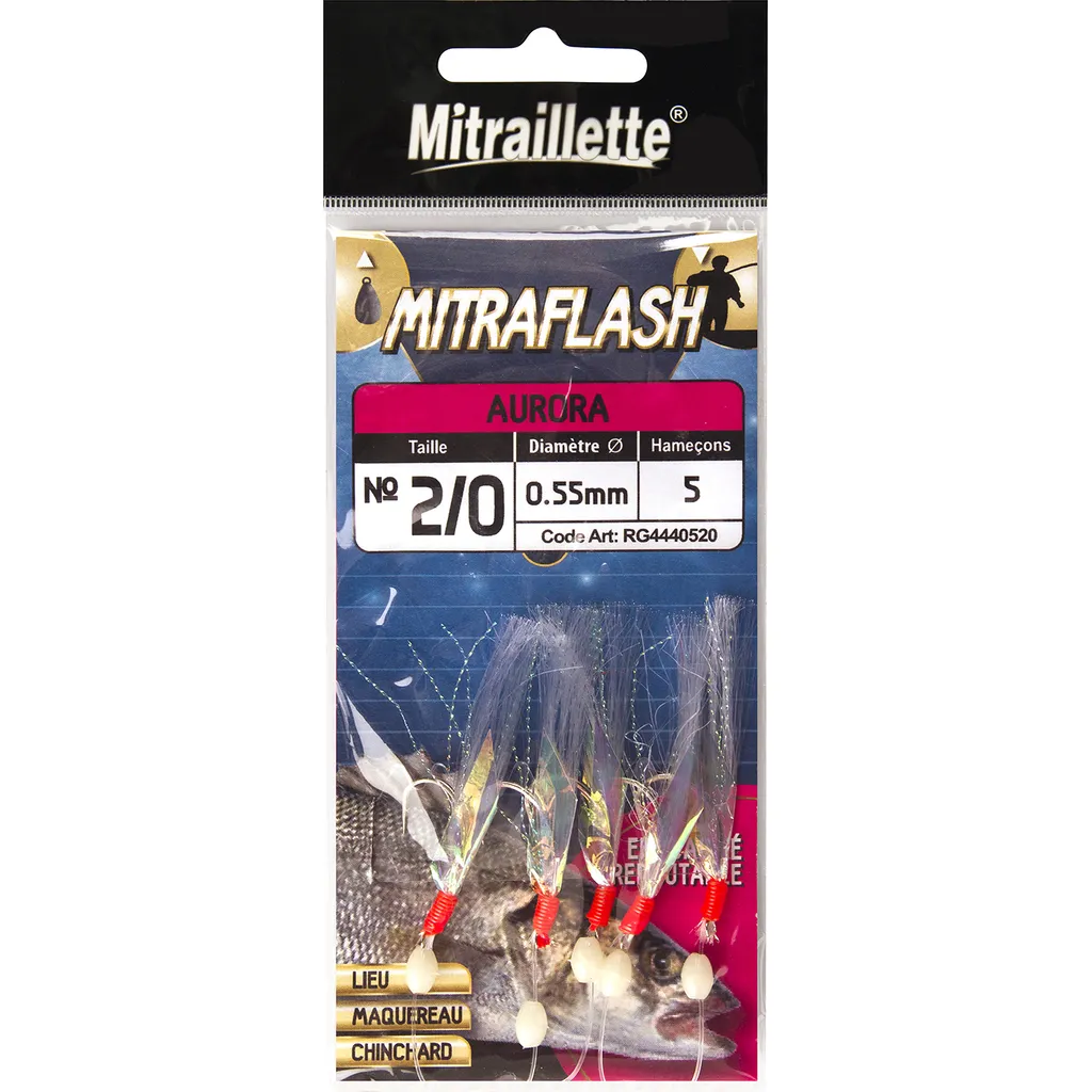 Ragot Mitraflash Vorfächer #1/0 0,50mm 3er-Pack