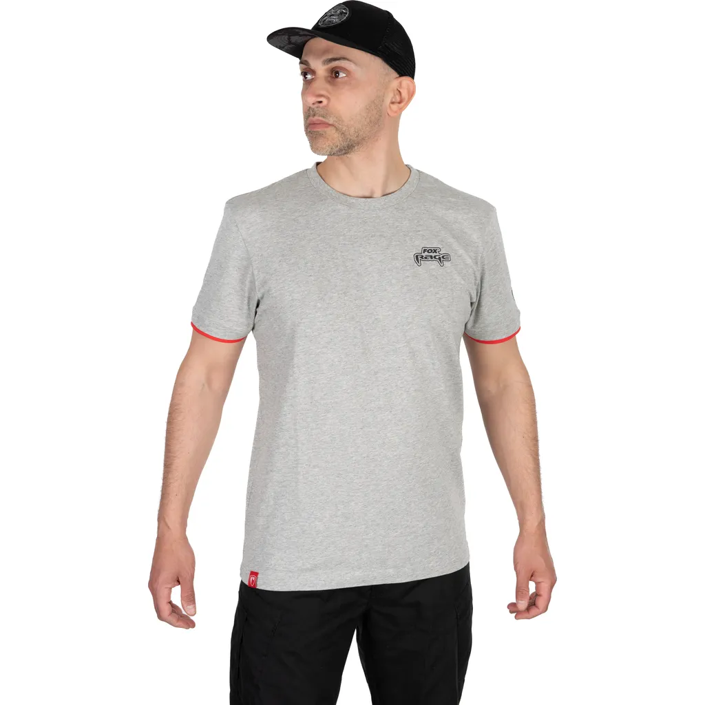 Fox Rage Voyager Tee Light Grey Medium