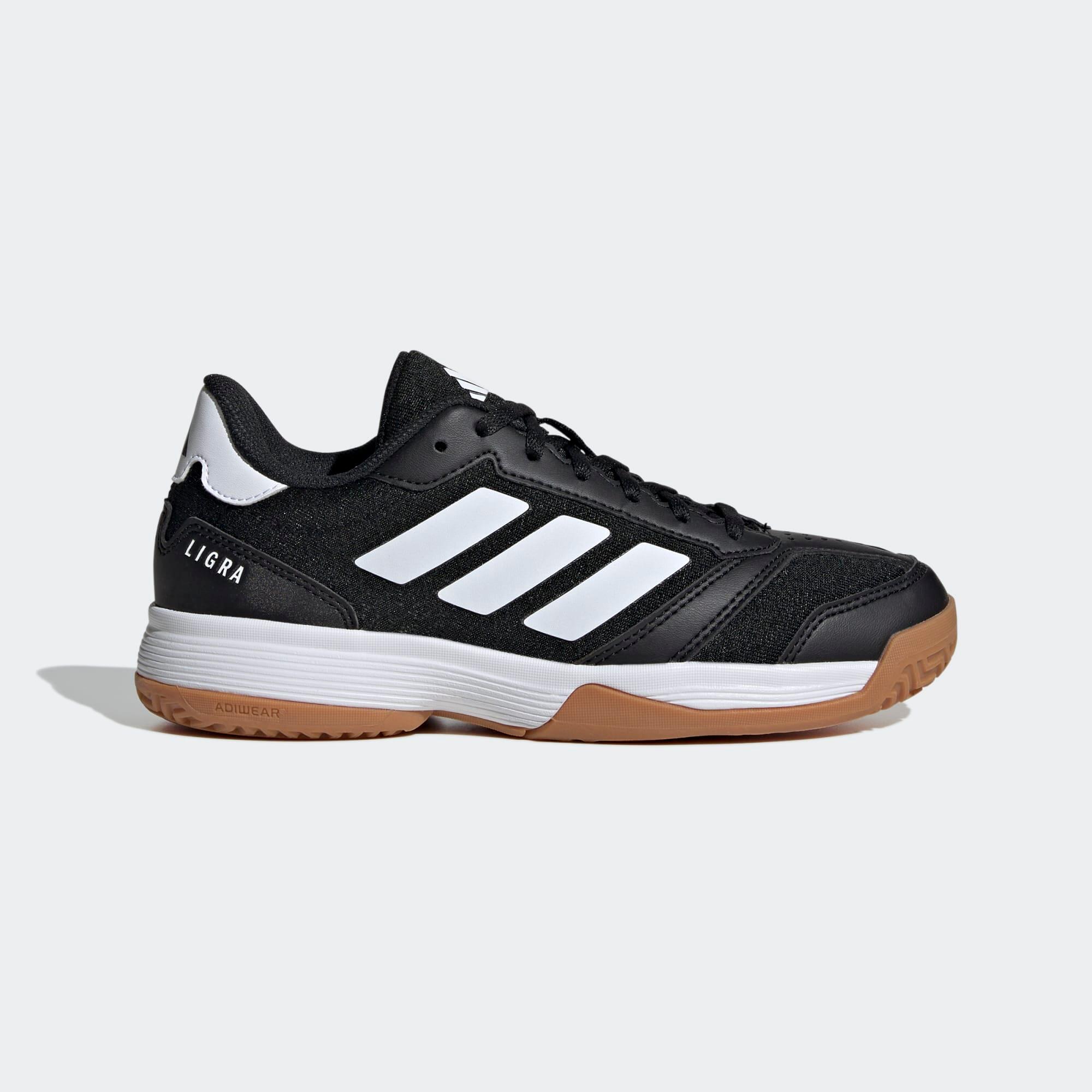 Kinder Handballschuhe – adidas Ligra 8 Indoor schwarz