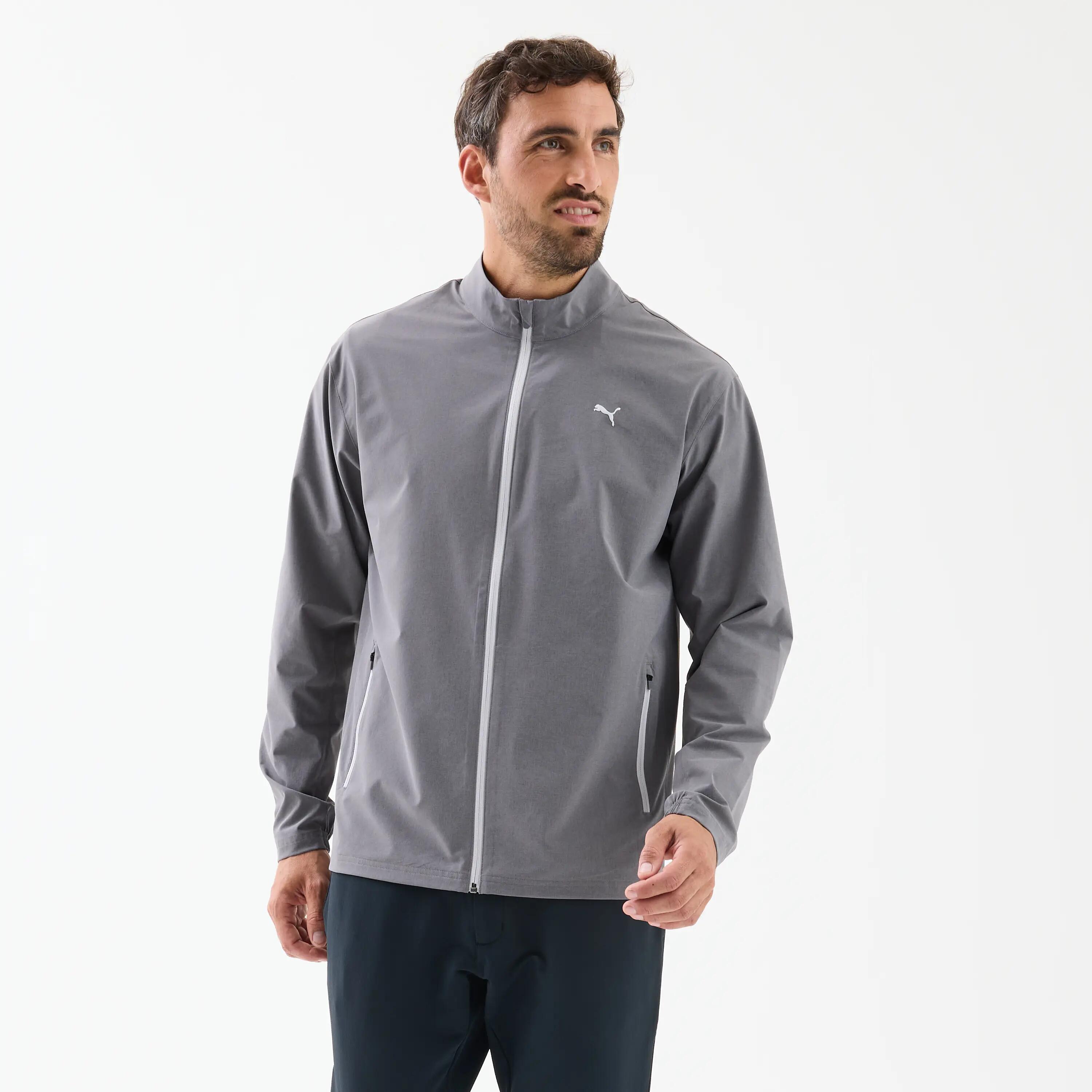 Herren Golf Windbreaker – grau