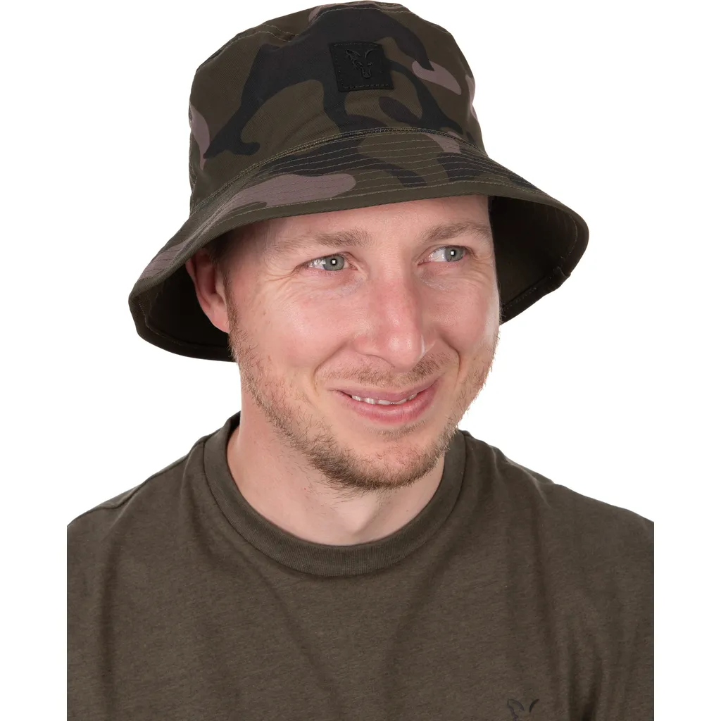 Fox Reversibe Bucket Hat Khaki Camo