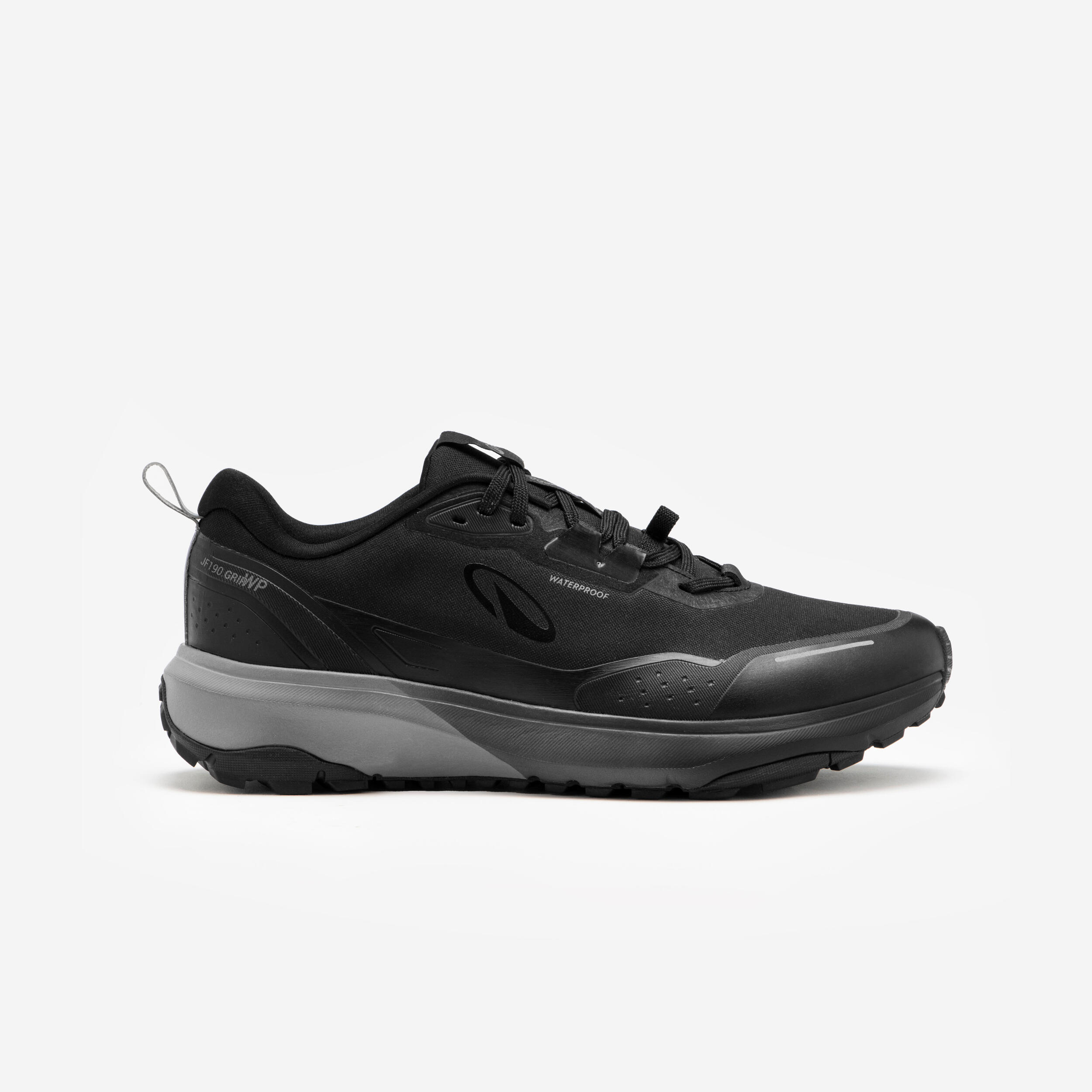 Laufschuhe Straße Trailrunning Herren wasserdicht – Jogflow 190 Grip schwarz