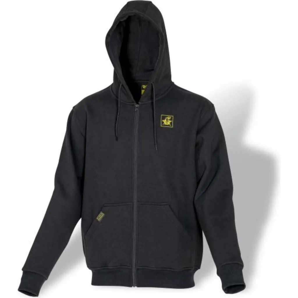 Black Cat Cat Zipper Pullover S Schwarz