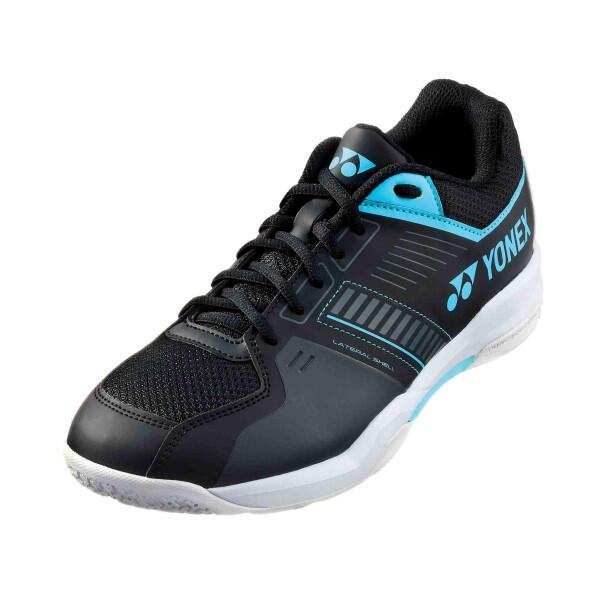 Herren – Badmintonschuhe – breit geschnitten – PC Strider Flow Wide – Schwarz