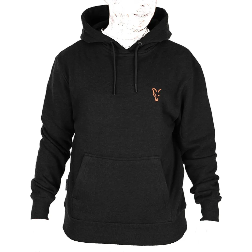 Fox Collection Hoody Black & Orange 290g/m² XL
