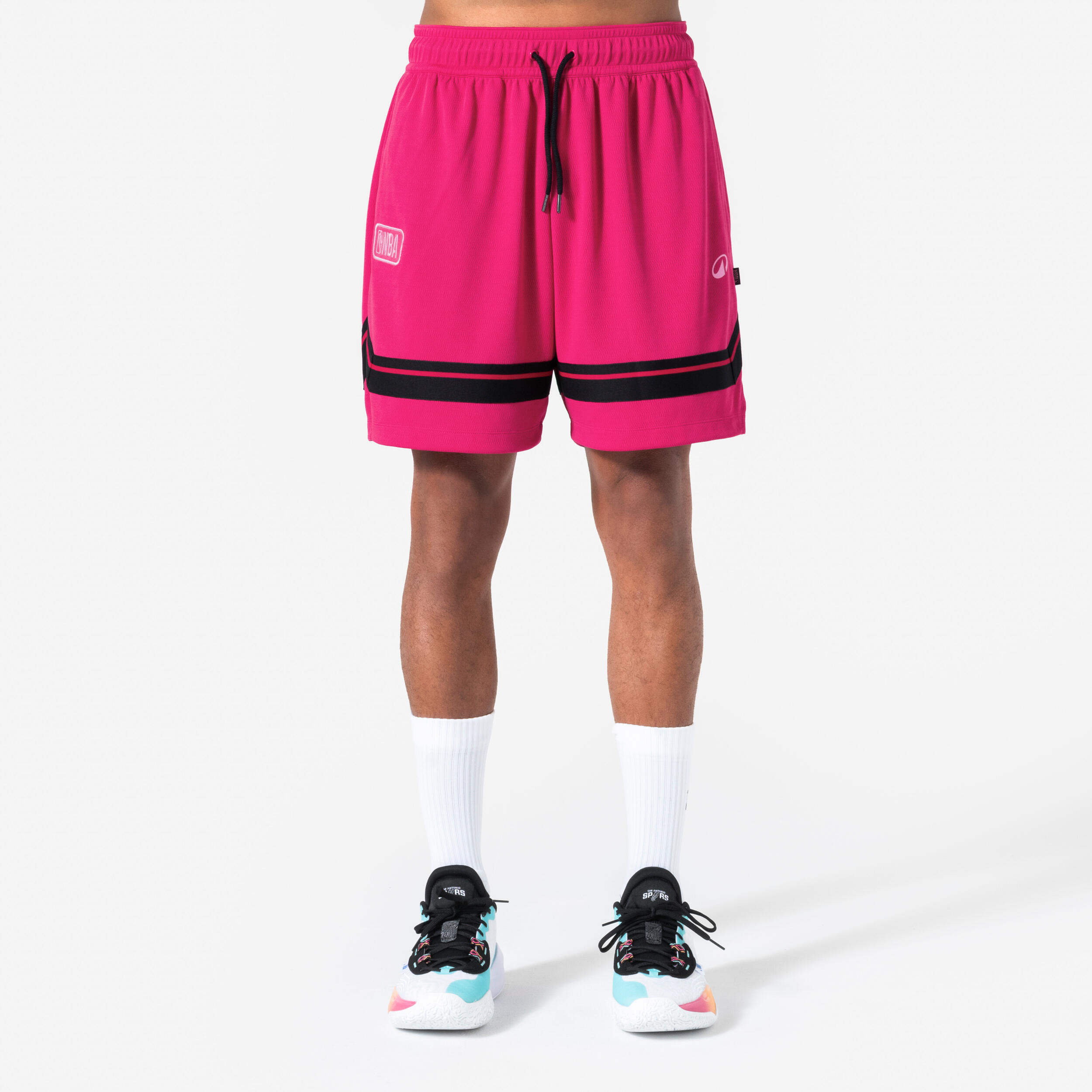 Damen/Herren Basketball Shorts NBA – SH900 pink