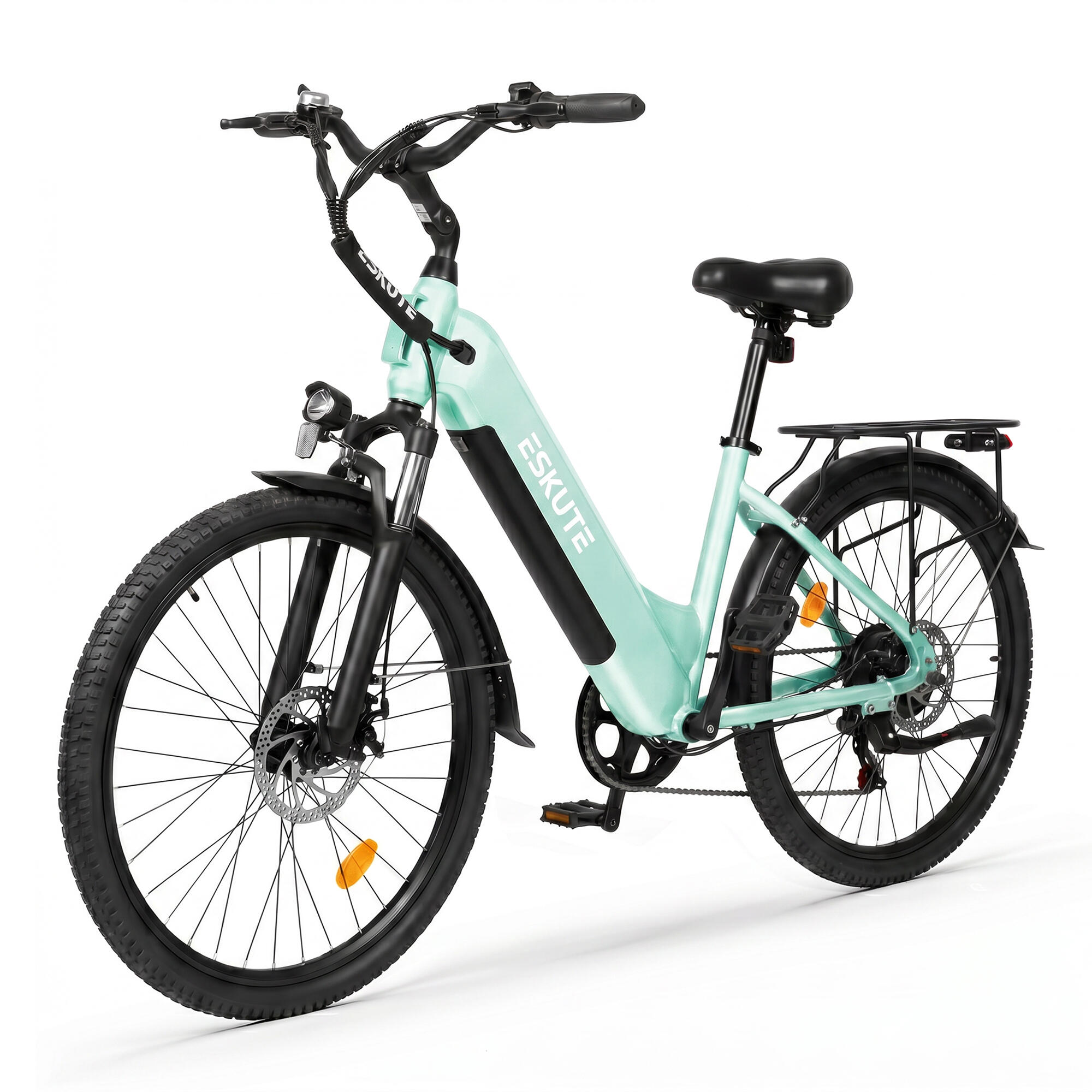 ESKUTE C202 Elektro-Citybike, 250-W-Motor, 48-V-17,5-Ah-Akku (herausnehmbar)