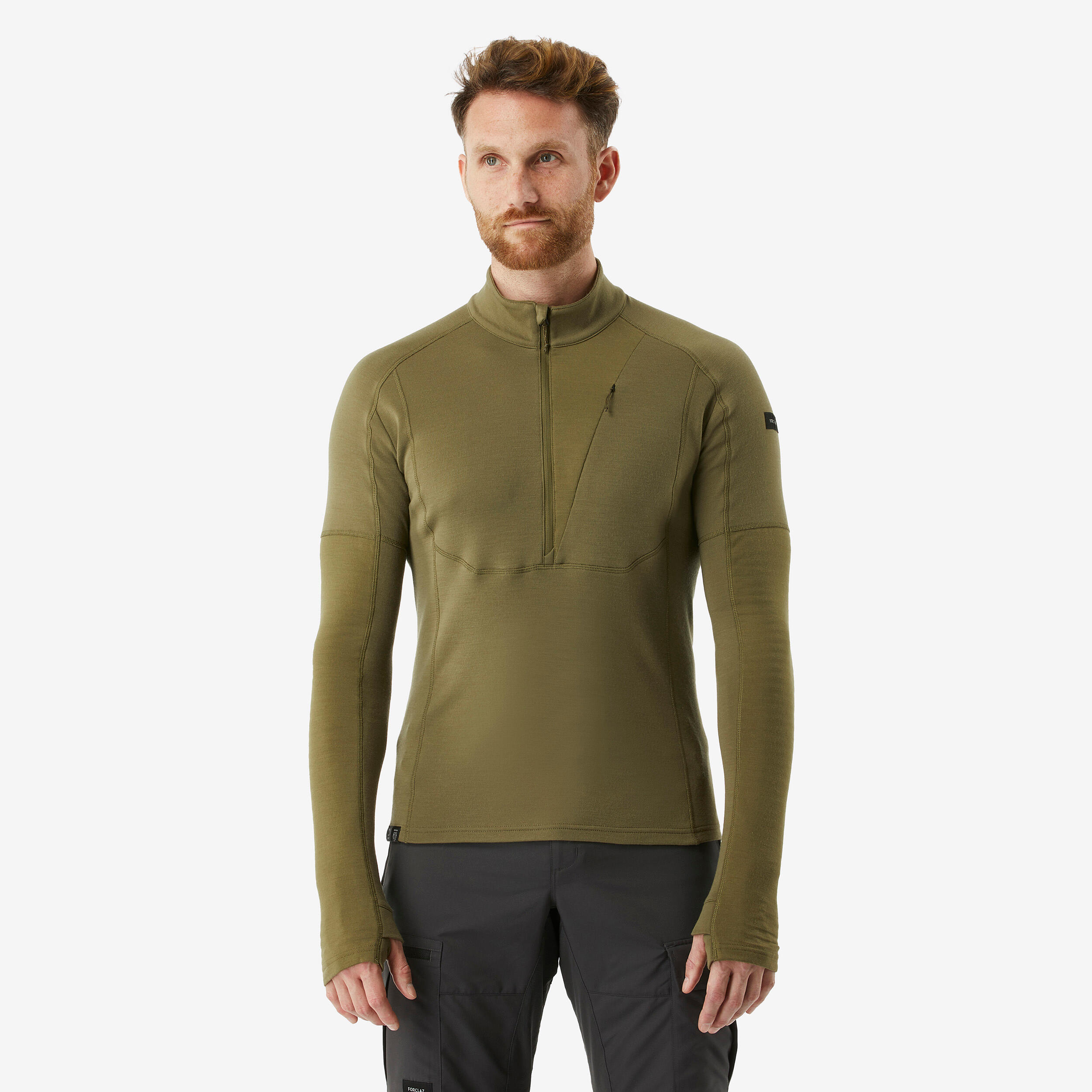 Merino Funktionsshirt Herren langarm Trekking – MT900