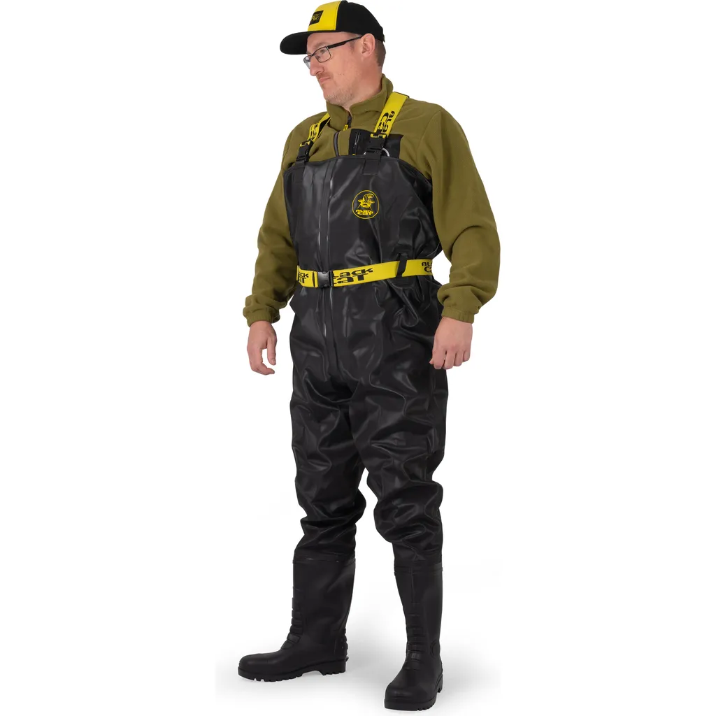 Black Cat Booted Waders UK 8/EU 42