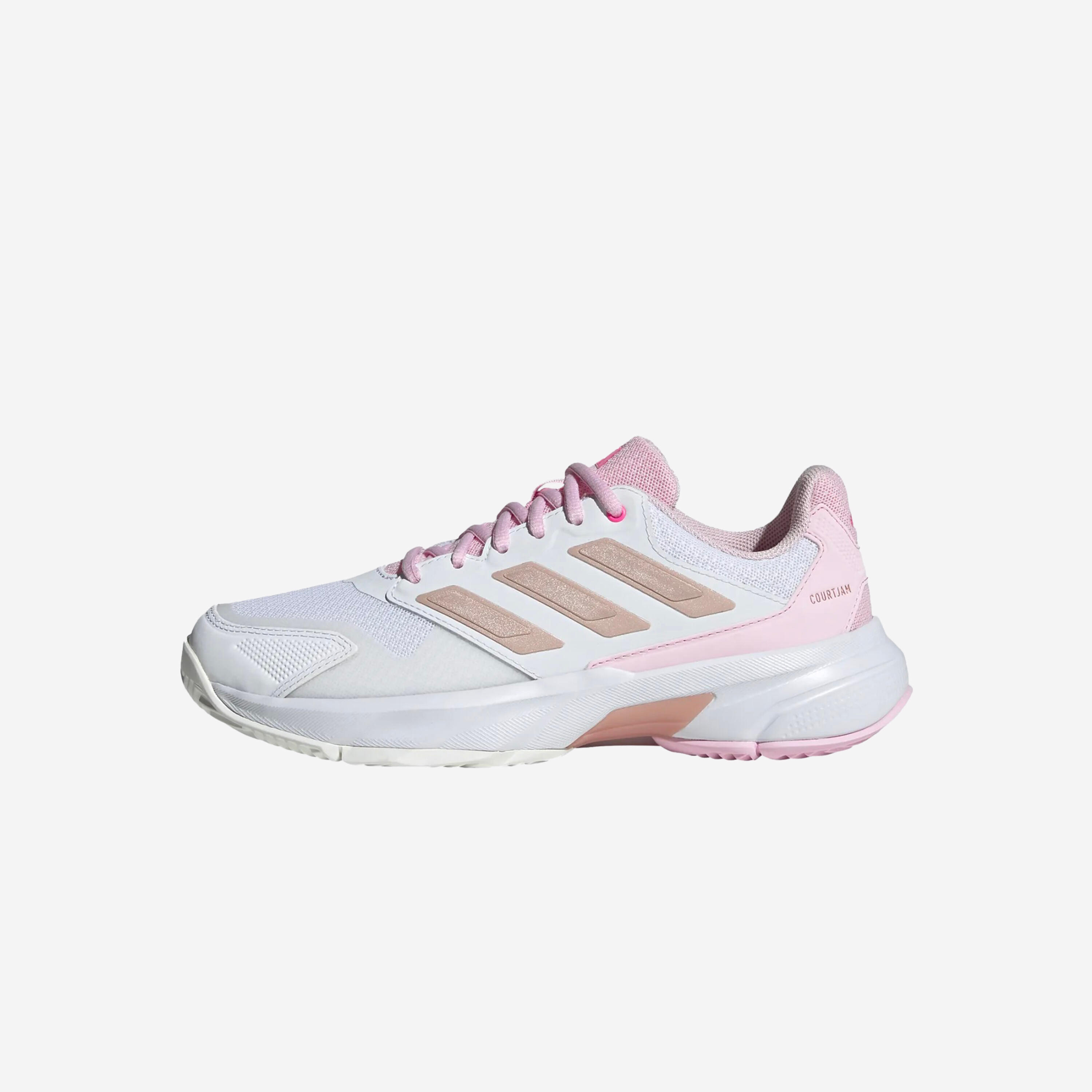 Damen Tennisschuhe Multicourt – Courtjam Control 3 weiss/rosa