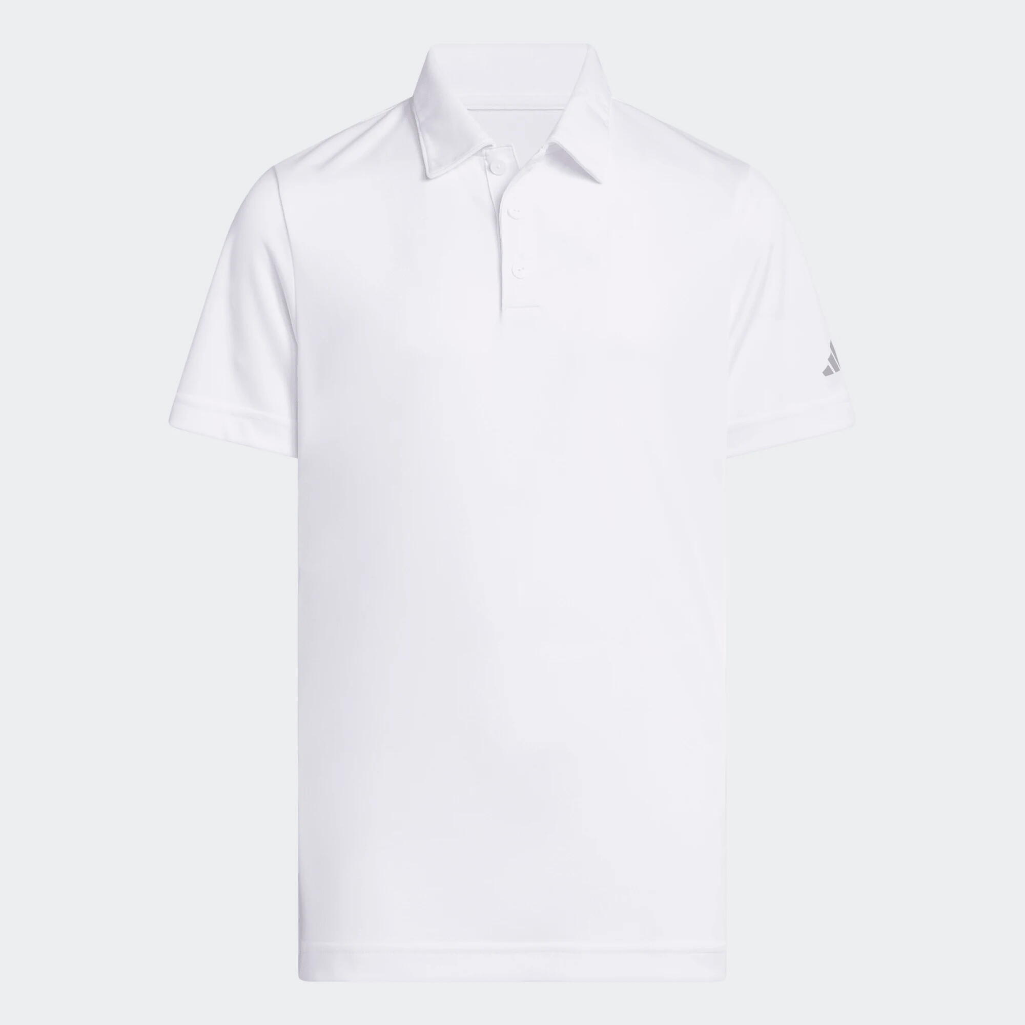 Kinder Poloshirt kurzarm – Performance weiß