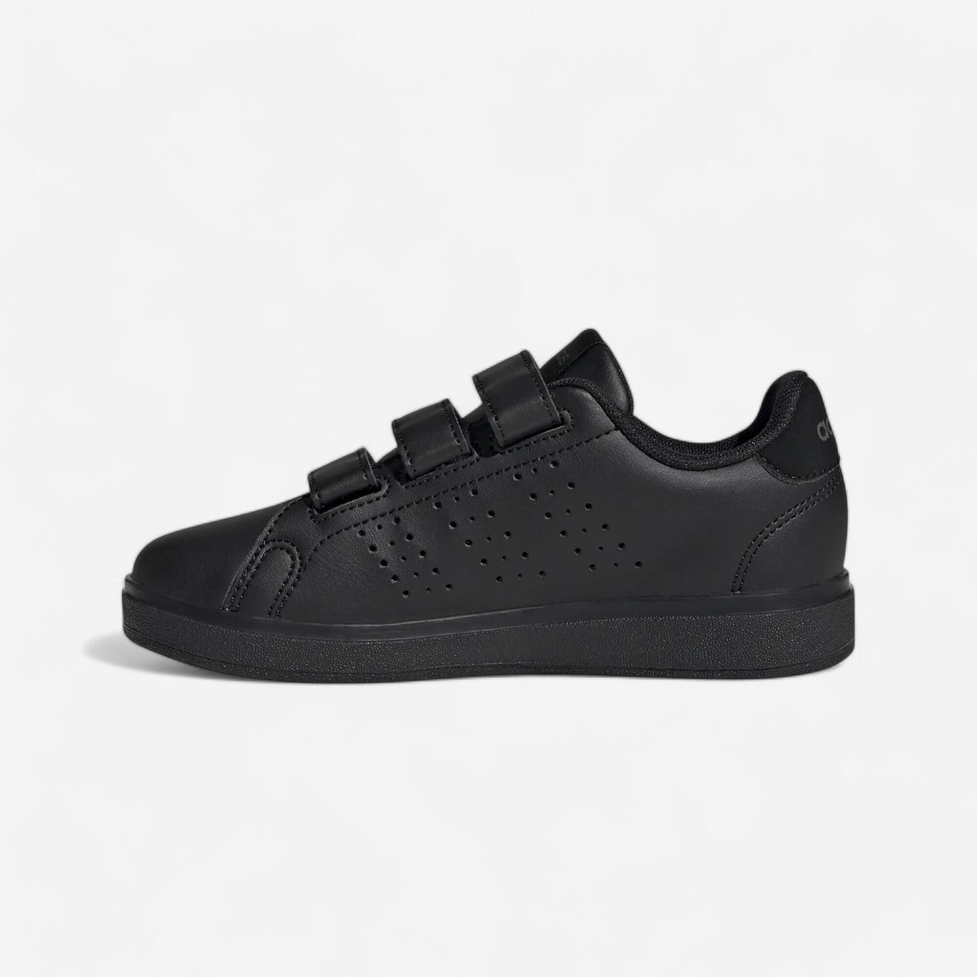 ADIDAS Turnschuhe Kinder Klettverschluss – Advantage schwarz
