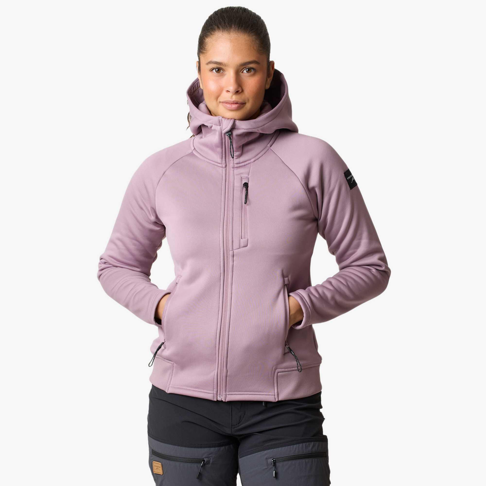 Damen Wandern Kapuzenpullover Lofoten Tech Stretch Hood