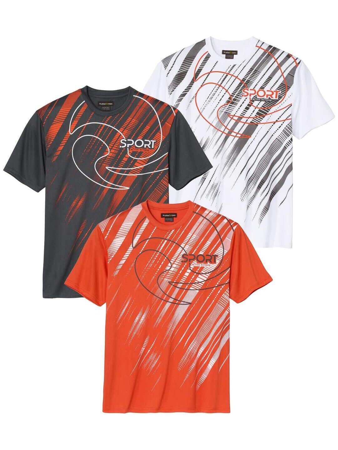 3er-Pack T-Shirts Active Sport
