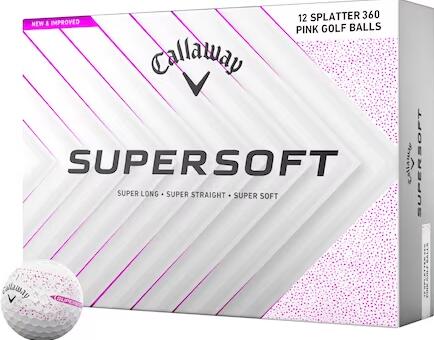 Callaway Supersoft Splatter 360 2025, Bolas de Golf