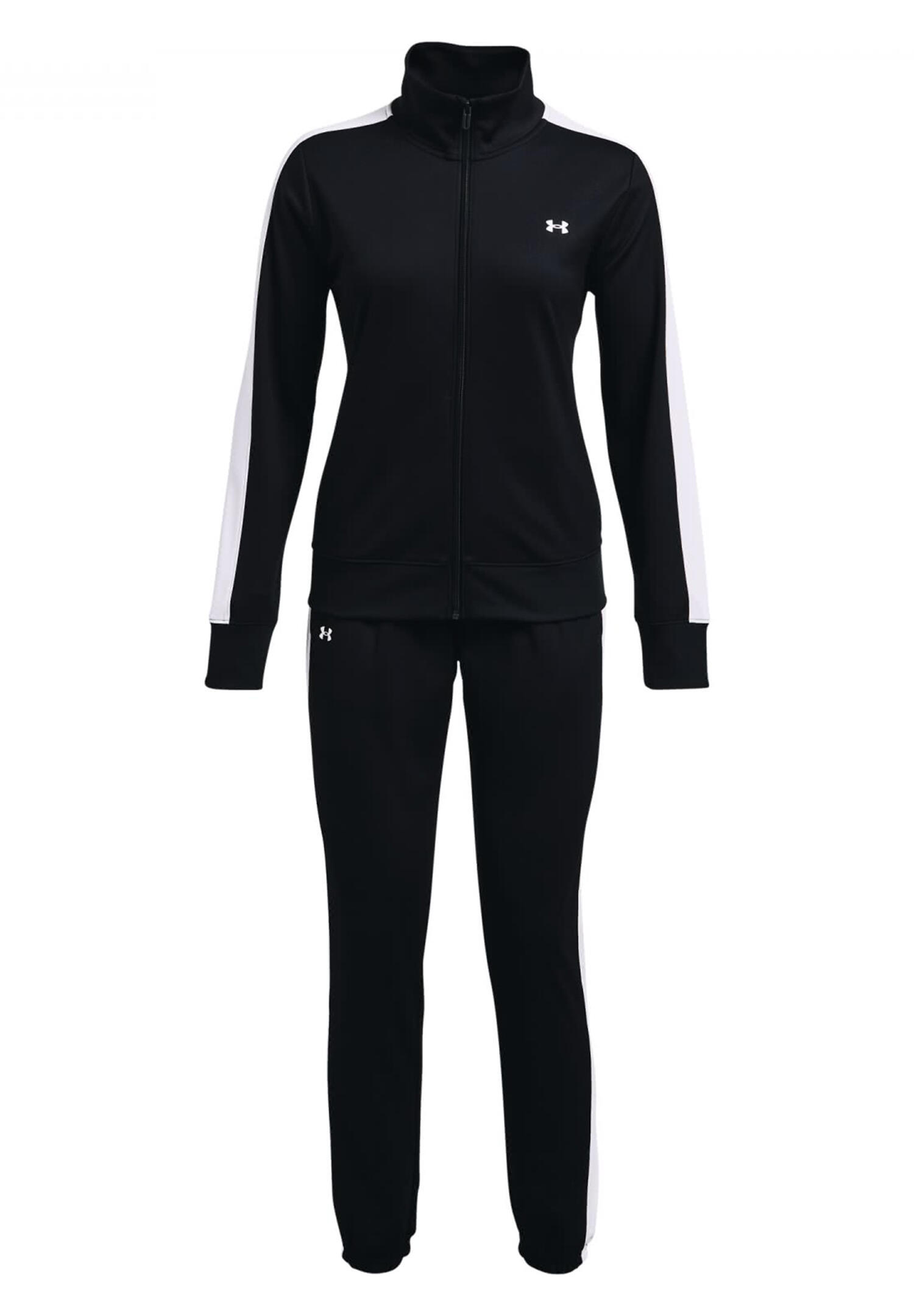 Trainingsanzug Under Armour Tricot, Schwarz, Damen