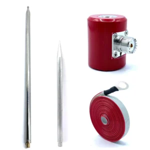 5M/16,4FT QRP Antenne 14M-30MHz 300W HF Antenne aus Edelstahl 1/4 Wellenlänge für USDX Radio