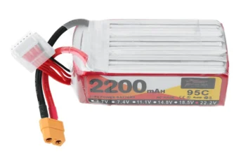 ZOP POWER 22.2V 2200mAh 95C 6S LiPo-Akku mit XT60-Stecker für RC-Drohne