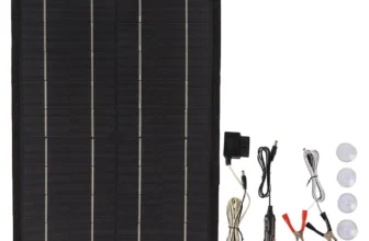 10W Outdoor Solarladegerät 12V Einkristall Solarmodul Anti-Strommangel Nachladen mit OBD-Ladung für Automobil